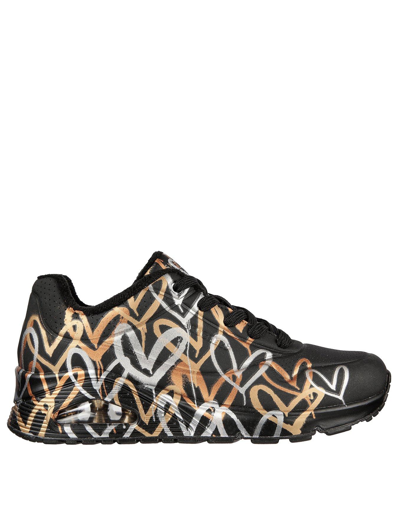 skechers-goldcrown-metallic-graffiti-heart-design-lace-up-fashion-sneaker