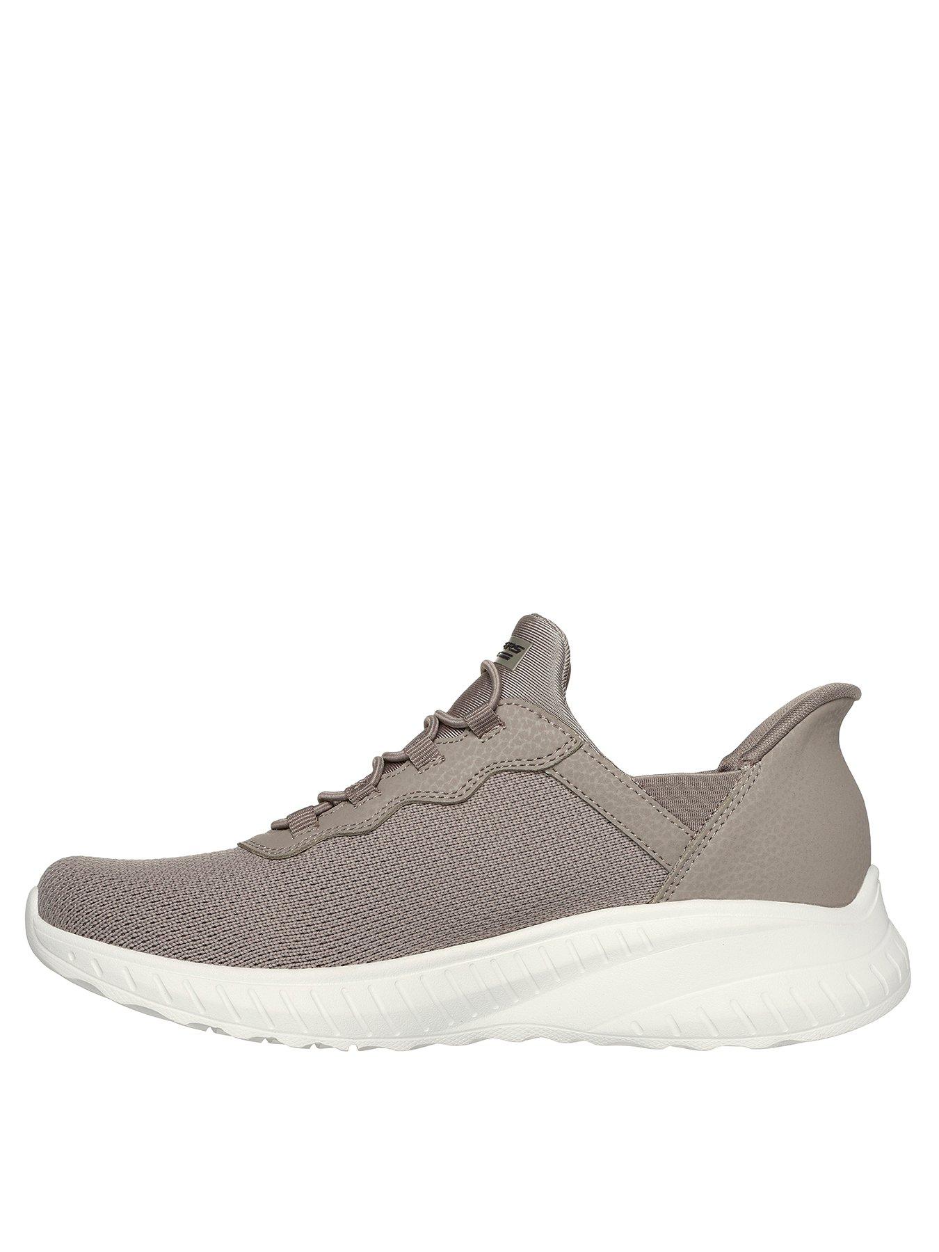 skechers-slip-ins-gore-bungee-knitted-sneaker-light-brownstillFront