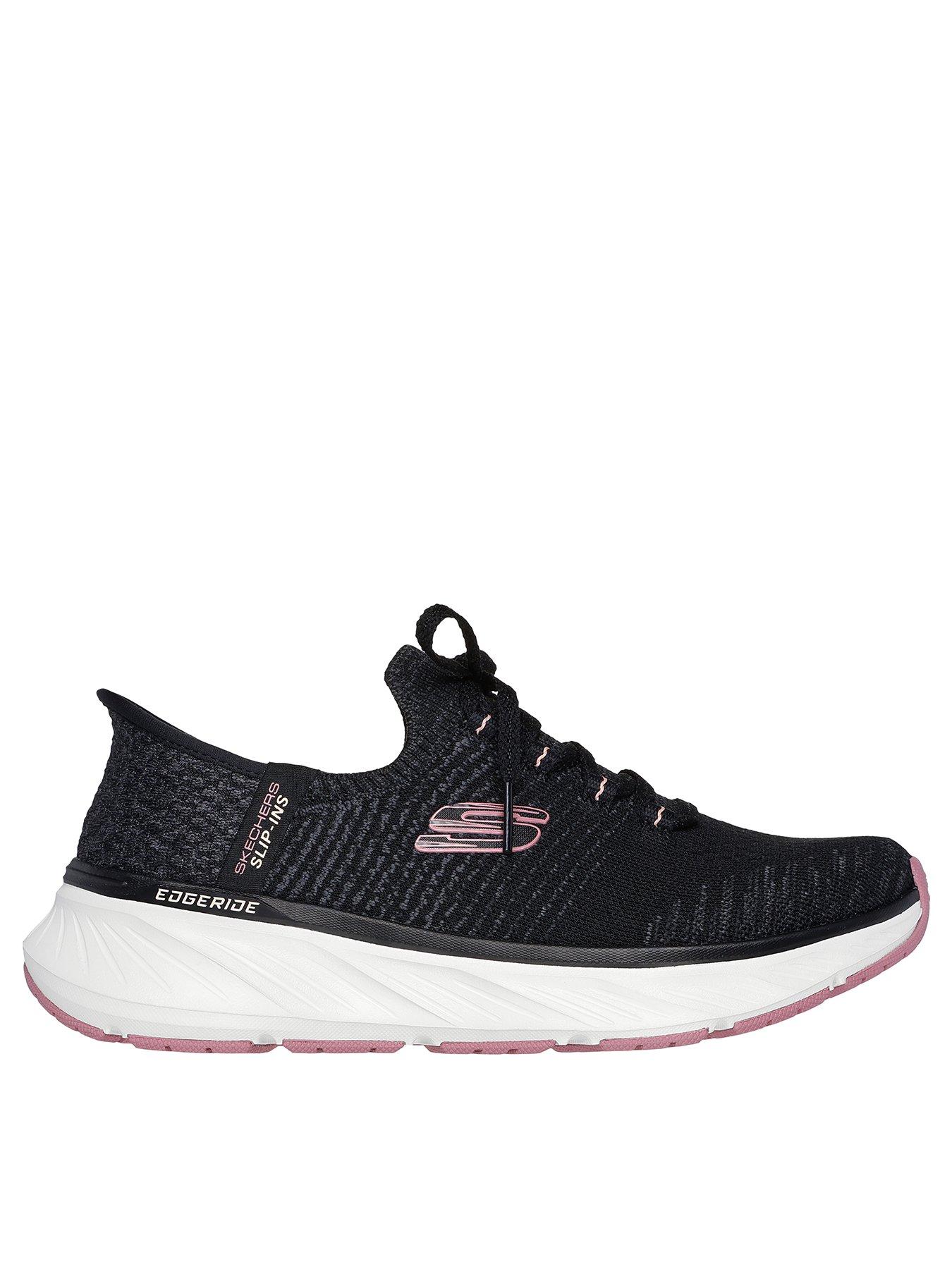 skechers-rf-opm-stretch-knit-fixed-laced-slip-ins-w-air-cooled-mf-black