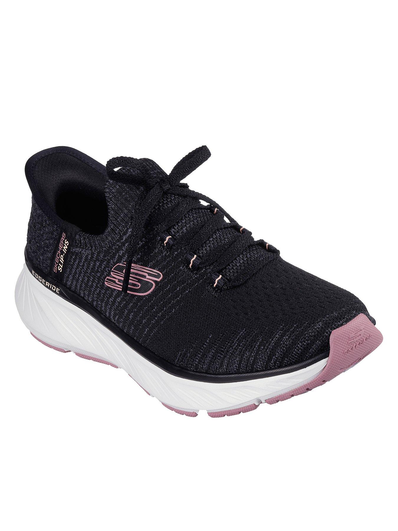 skechers-rf-opm-stretch-knit-fixed-laced-slip-ins-w-air-cooled-mf-blackstillFront