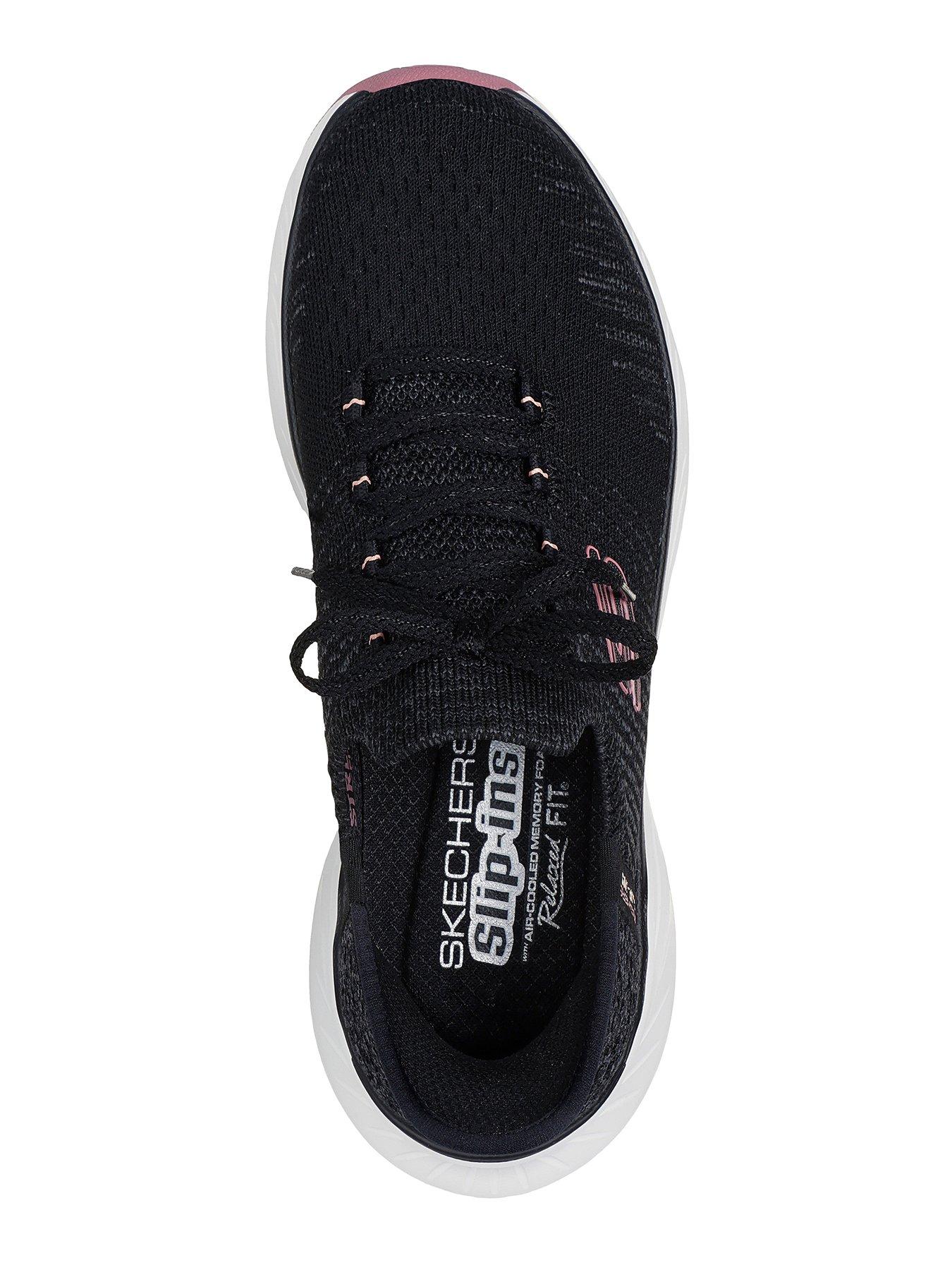 skechers-rf-opm-stretch-knit-fixed-laced-slip-ins-w-air-cooled-mf-blackoutfit