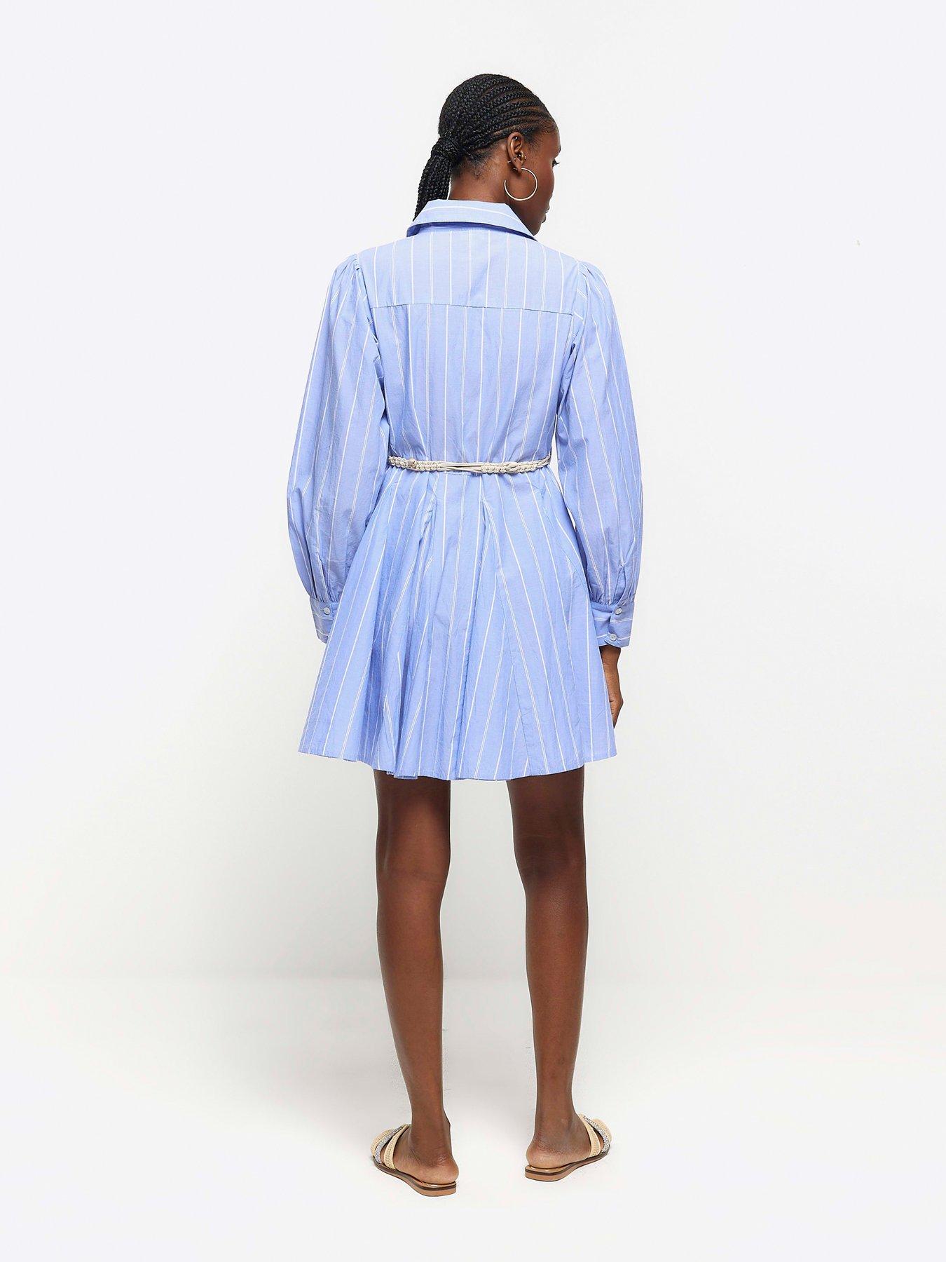 river-island-striped-shirt-dress-bluestillFront