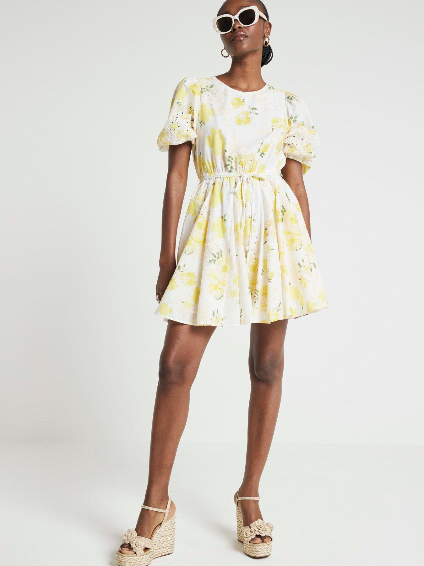 Ladies yellow summer dresses online