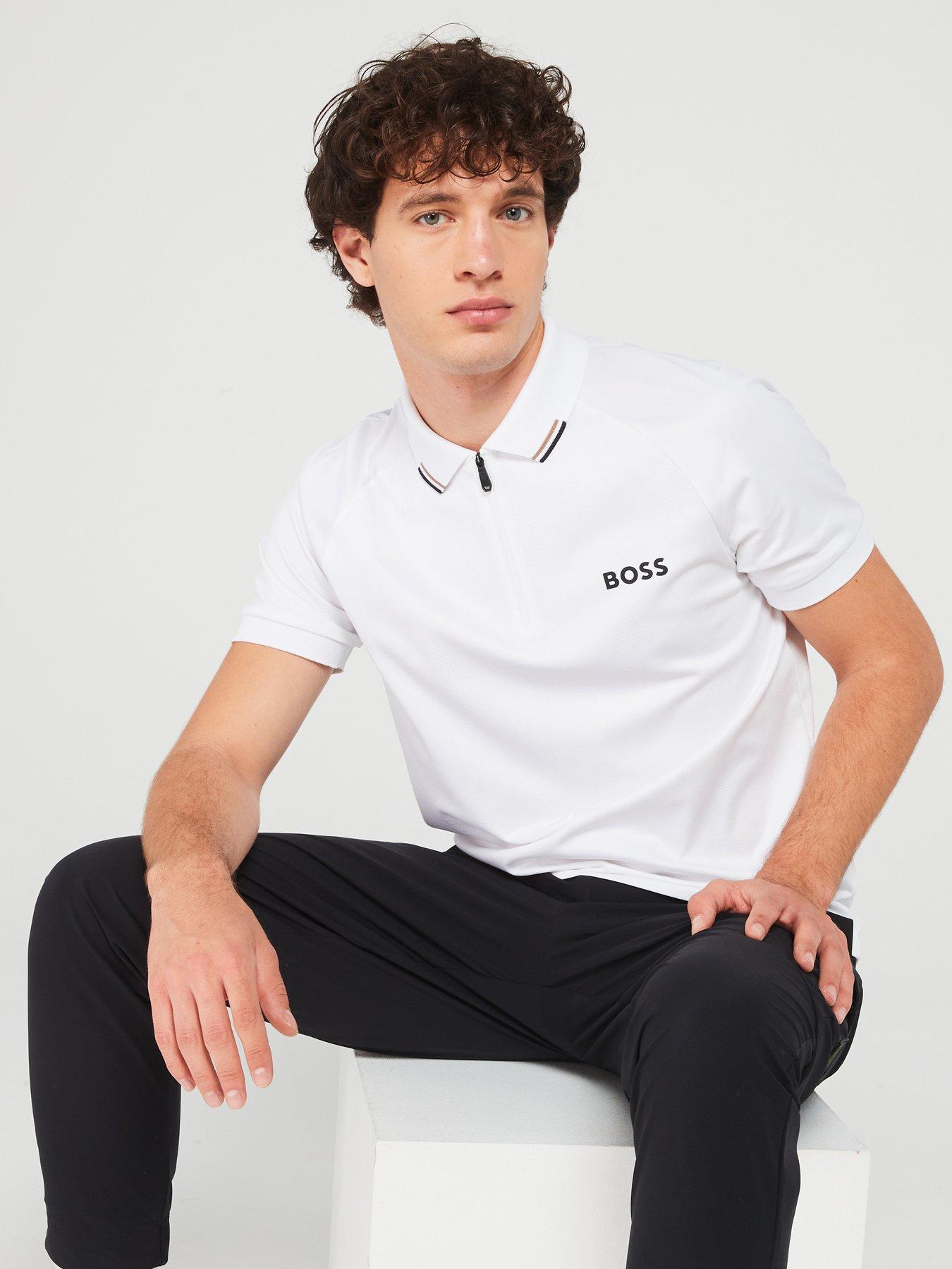 boss-philix-slim-fit-zip-corporate-polo-shirt-whiteoutfit