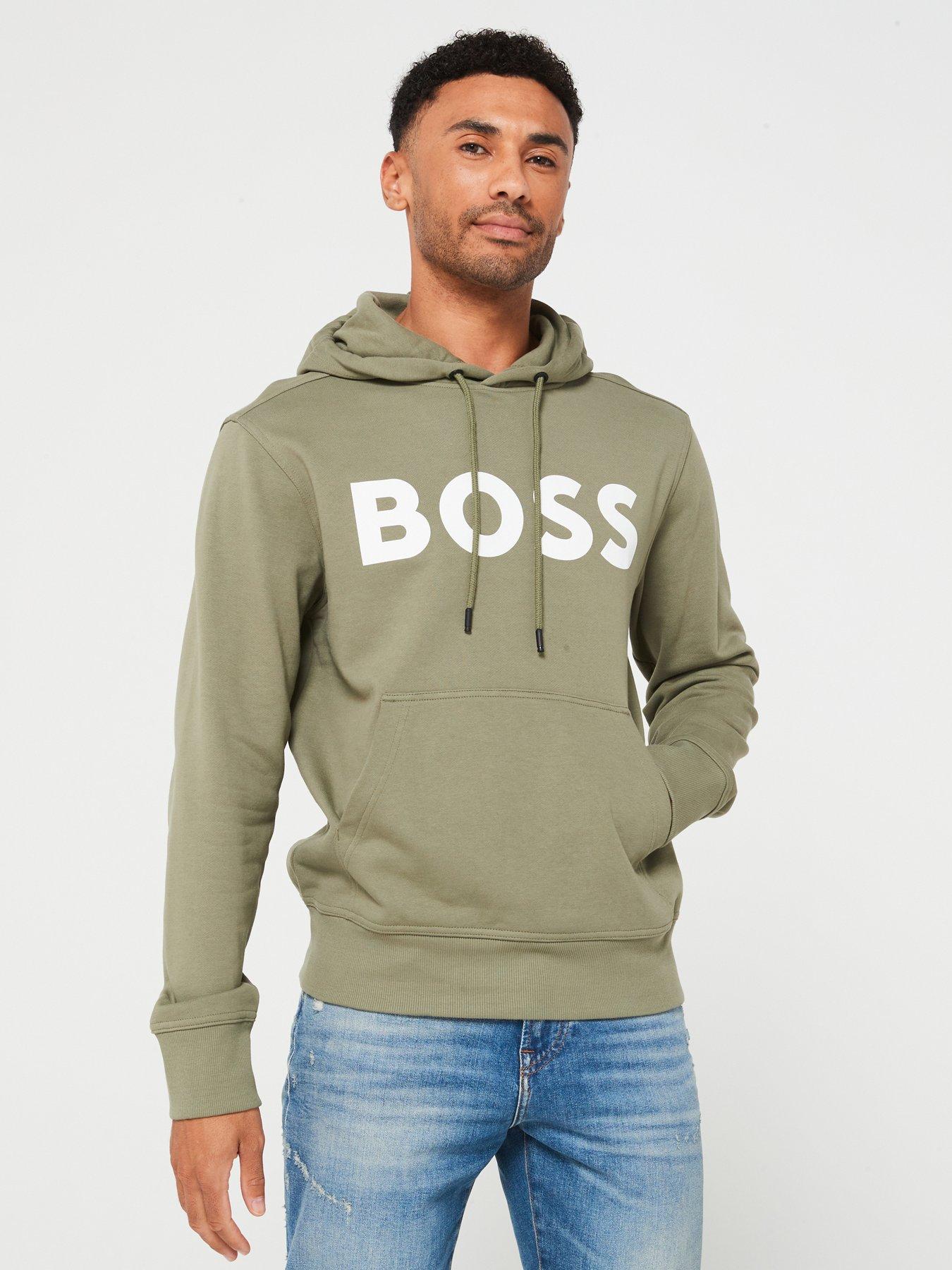 boss-webasic-logo-overhead-hoodie-khaki