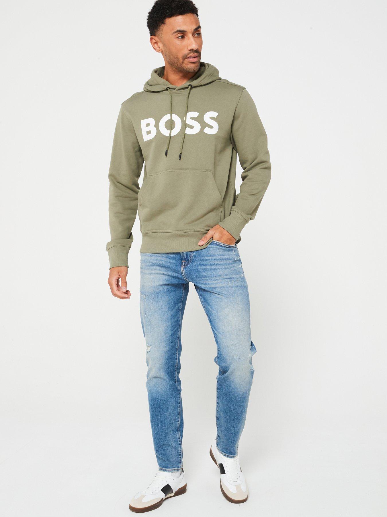 boss-webasic-logo-overhead-hoodie-khakiback