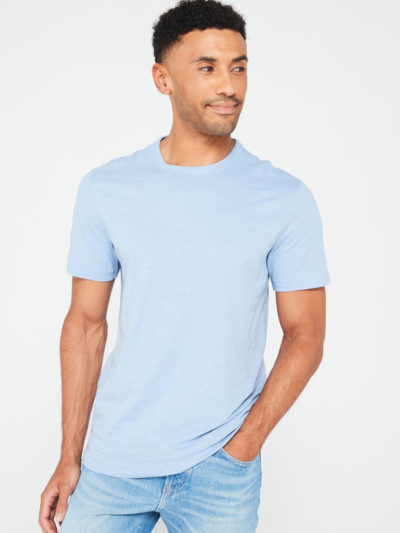 boss-tegood-lightweight-fleck-regular-fit-t-shirt-light-blue