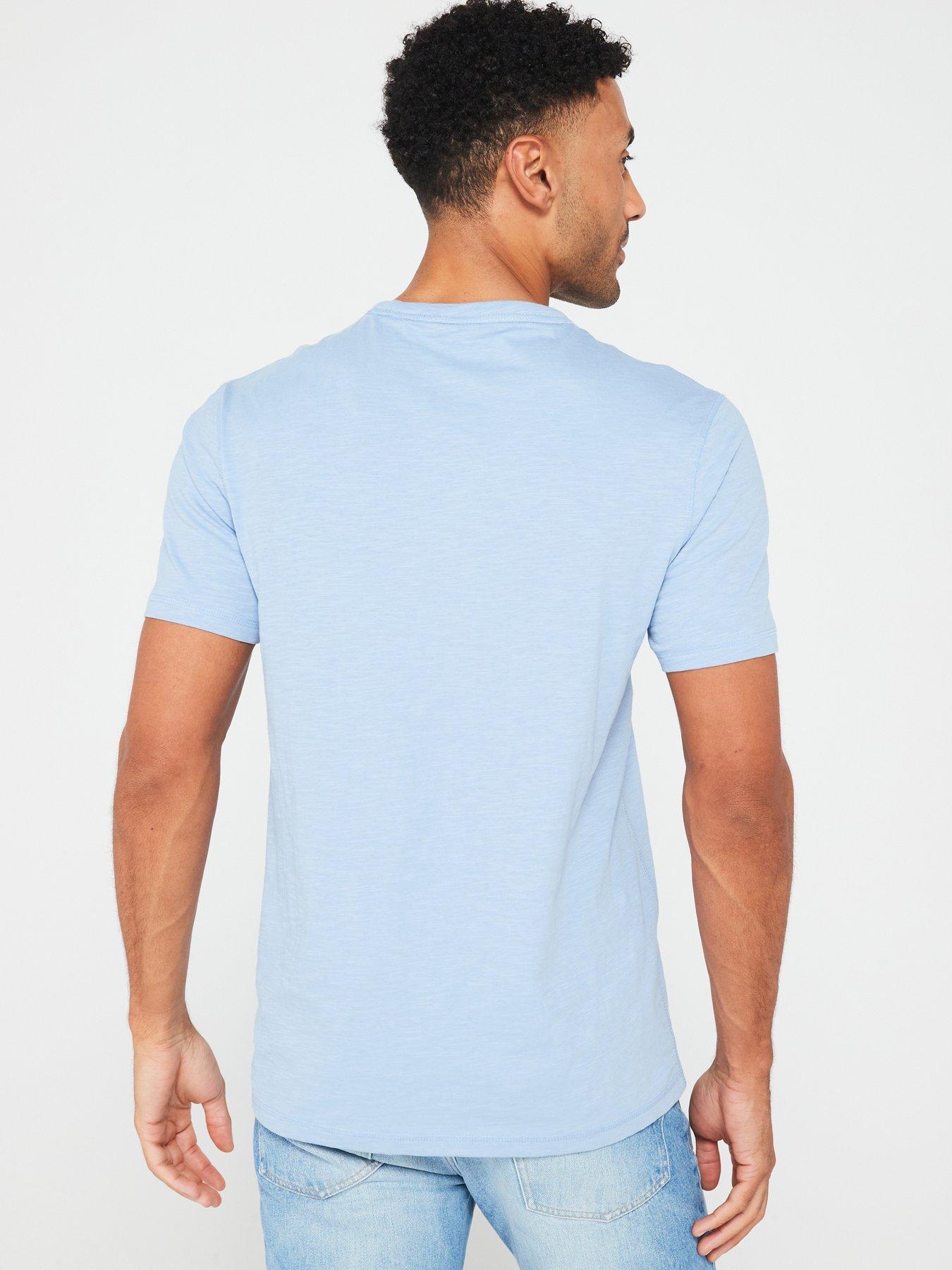 boss-tegood-lightweight-fleck-regular-fit-t-shirt-light-bluestillFront