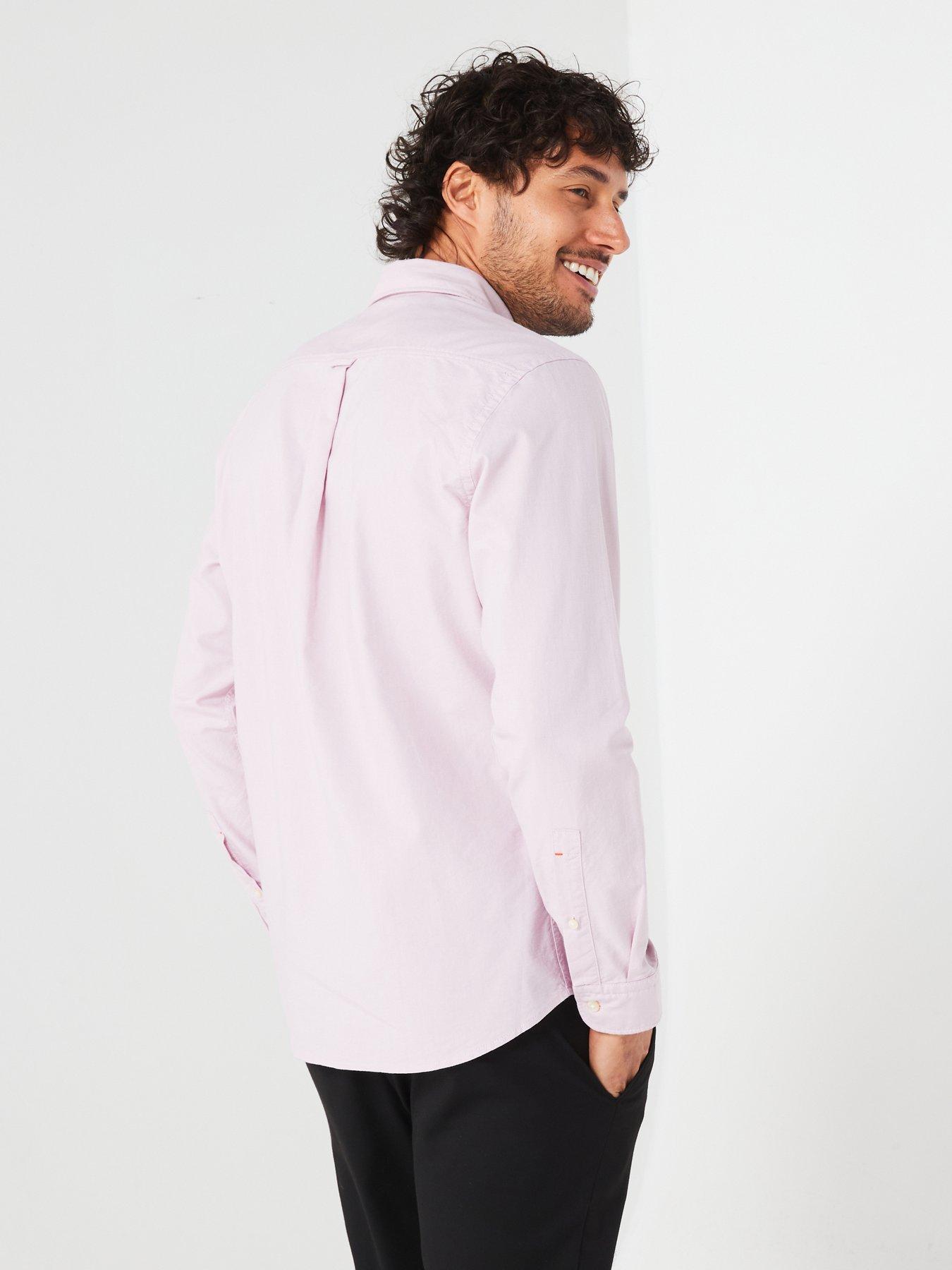 boss-rickert-button-down-regular-fit-logo-shirt-pinkstillFront