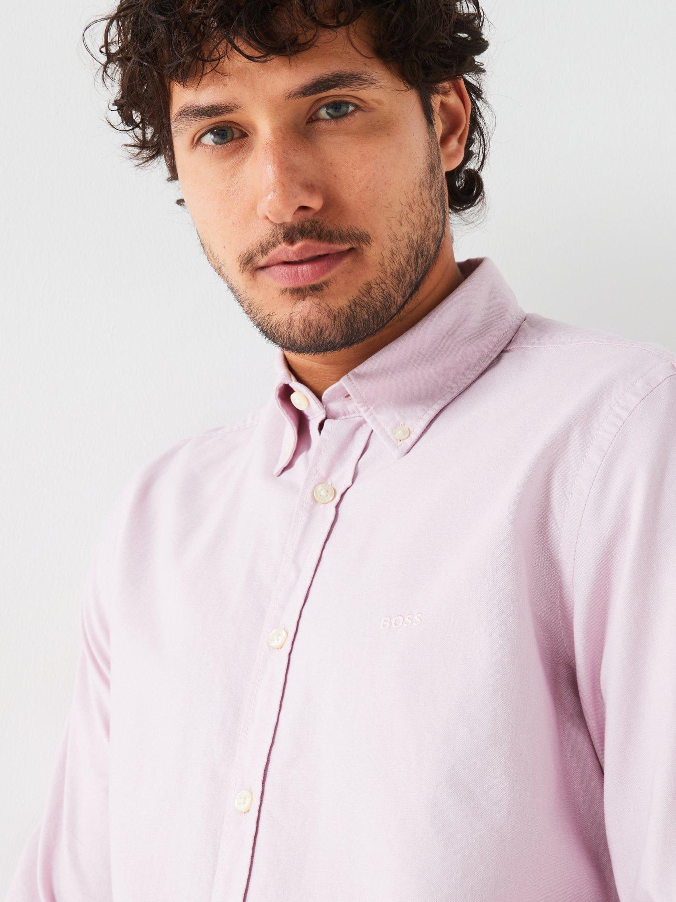 boss-rickert-button-down-regular-fit-logo-shirt-pinkoutfit