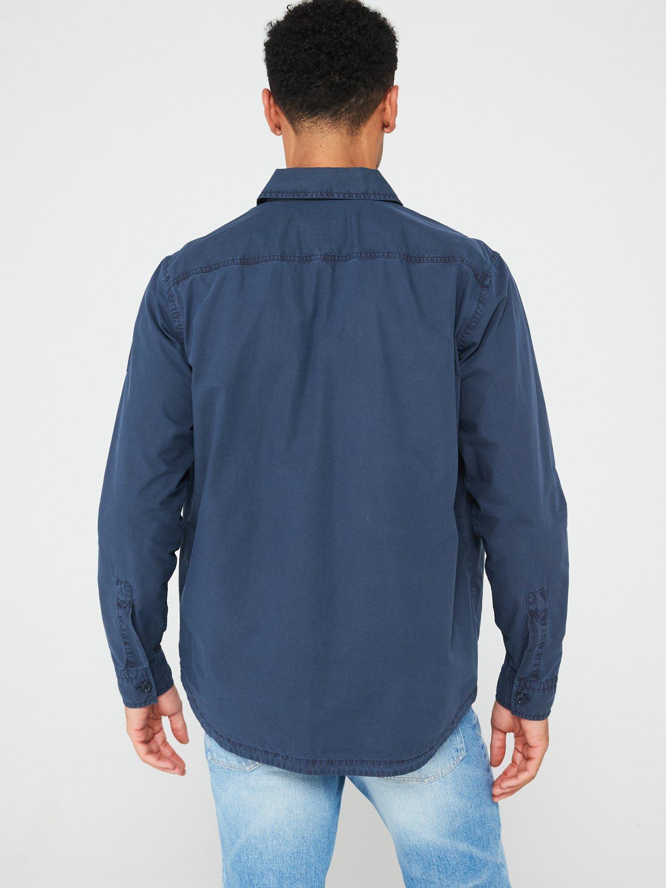 boss-locky-2-garment-dyed-overshirt-navystillFront