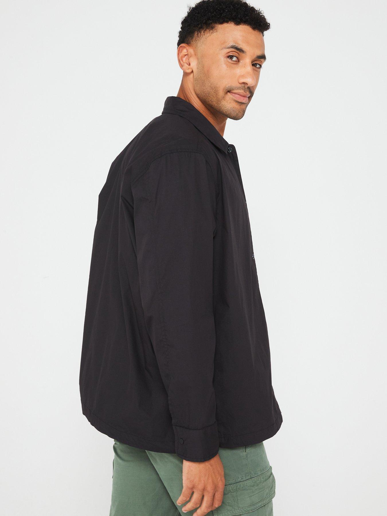 boss-boss-labib-oversized-button-through-nylon-overshirt-blackstillFront