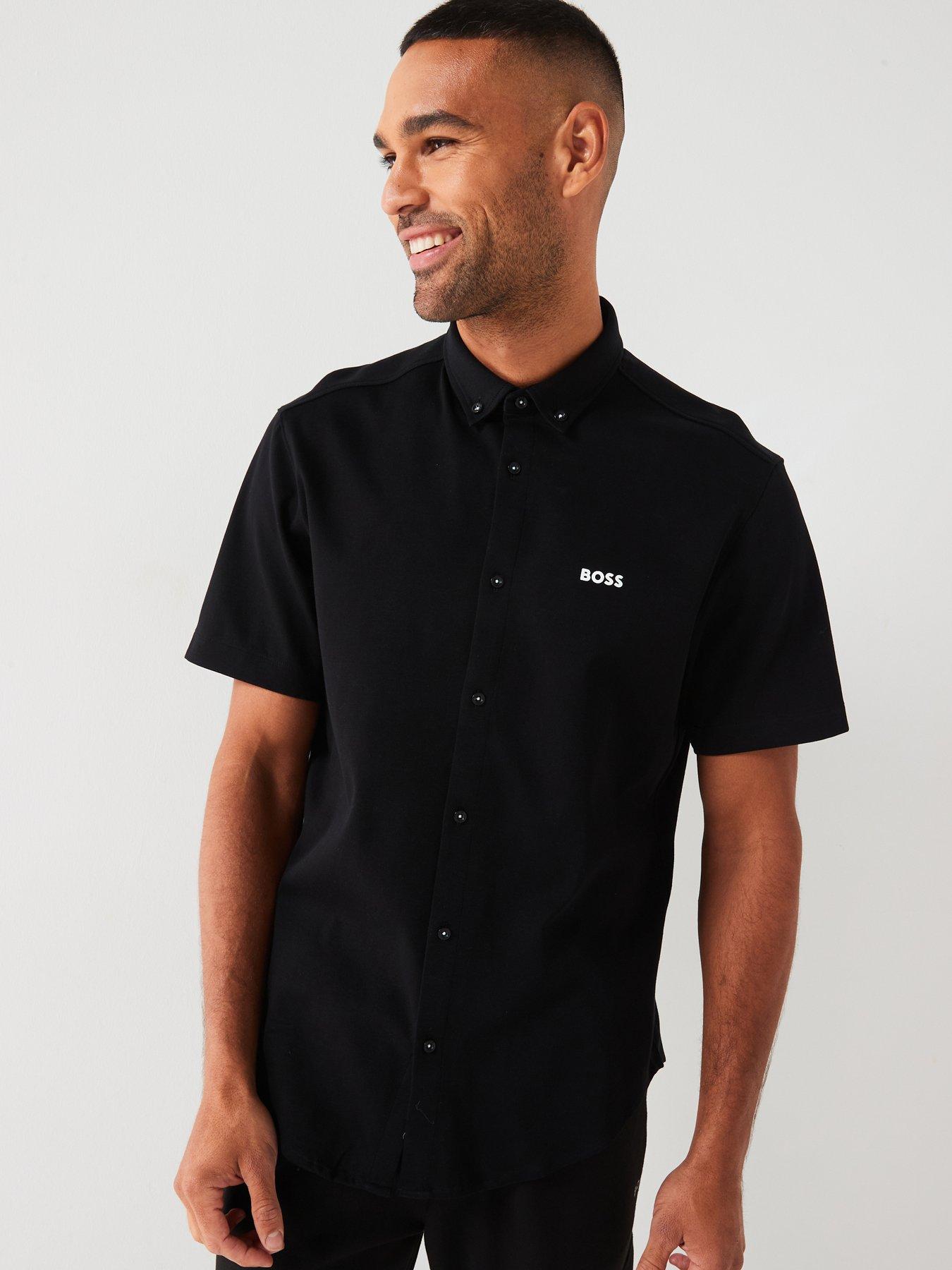 boss-motion-button-down-short-sleeve-shirt-black