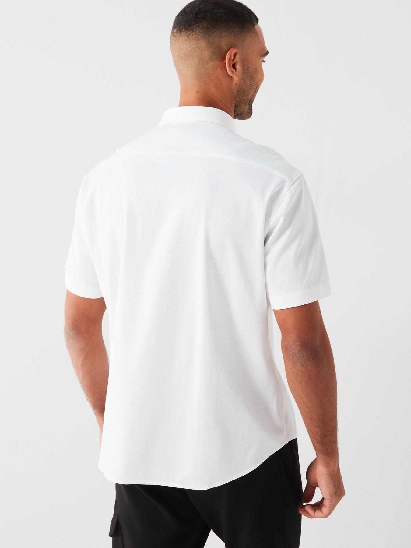 boss-motion-button-down-short-sleeve-shirt-whitestillFront