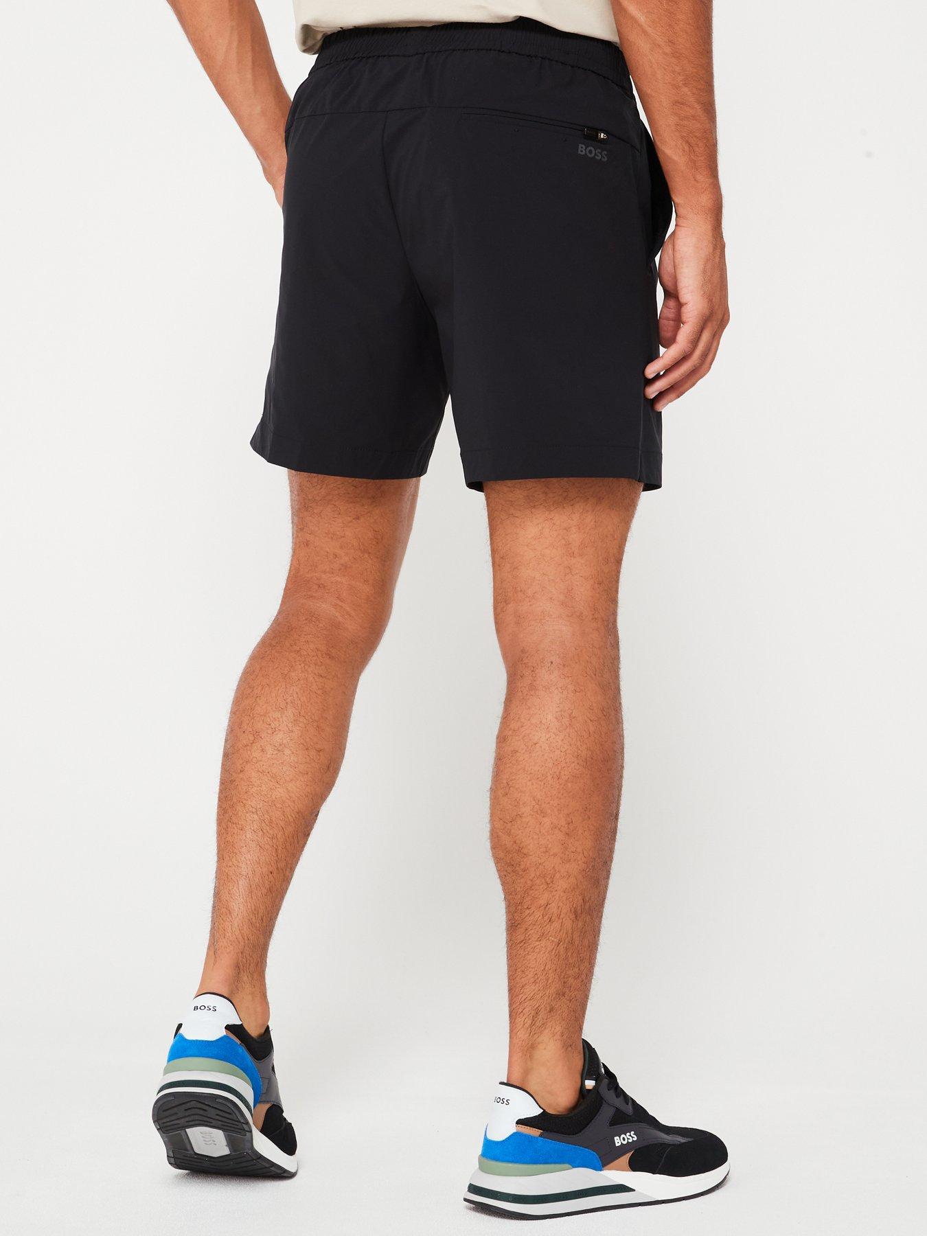 boss-crossover-4-way-stretch-shorts-blackstillFront