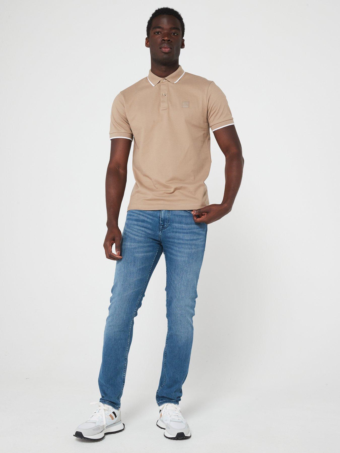 boss-passertip-slim-fit-tonal-logo-polo-shirt-light-brownback