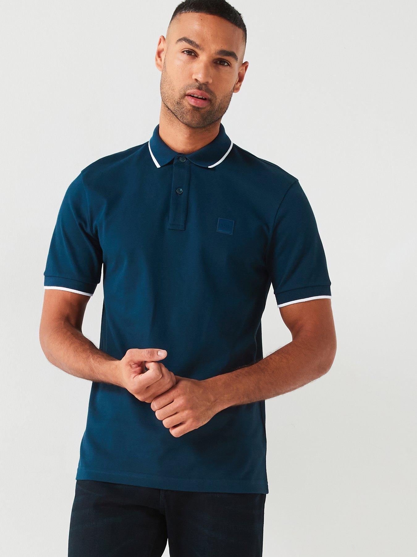 boss-passertip-slim-fit-tonal-logo-polo-shirt-navy