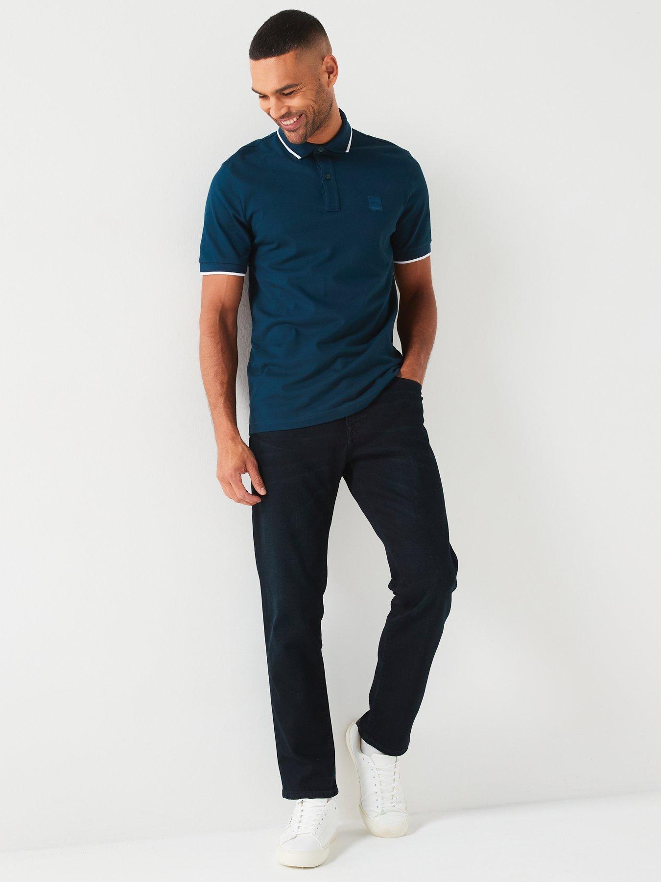 boss-passertip-slim-fit-tonal-logo-polo-shirt-navyback