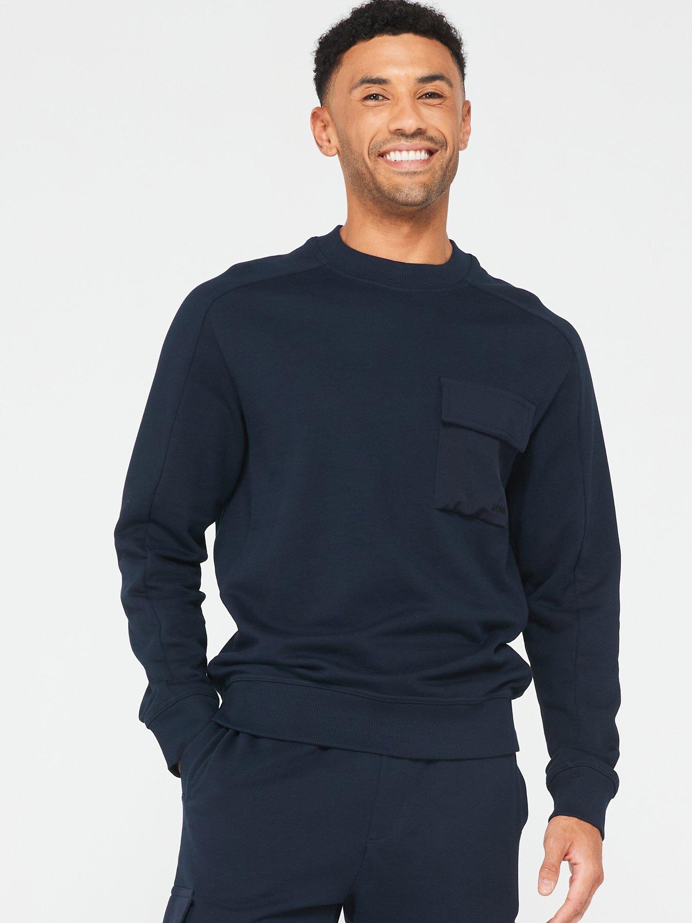 boss-we_pocket-cargo-pocket-crew-sweat-navy