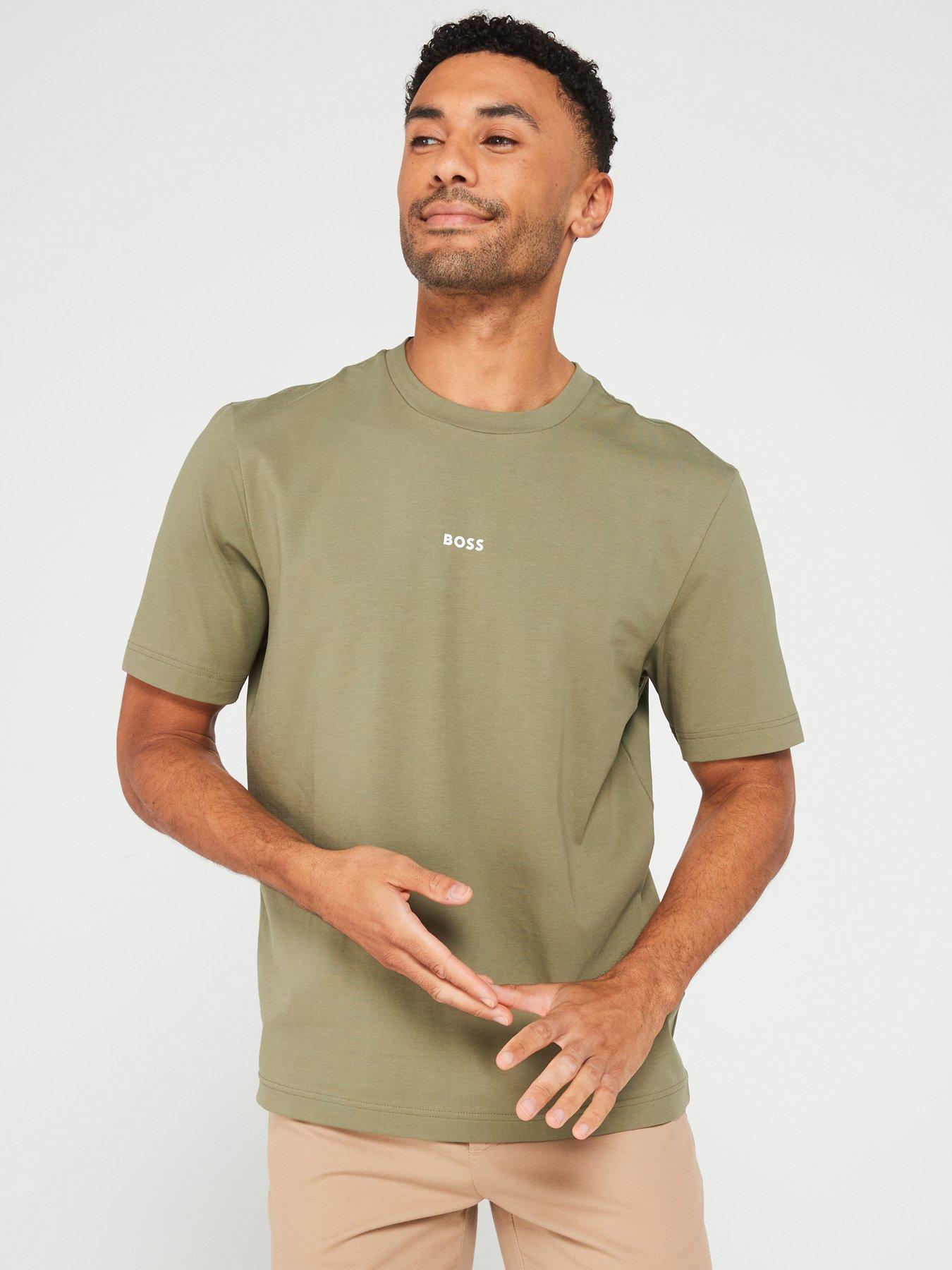 boss-tchup-centre-logo-relaxed-fit-t-shirt-khakifront