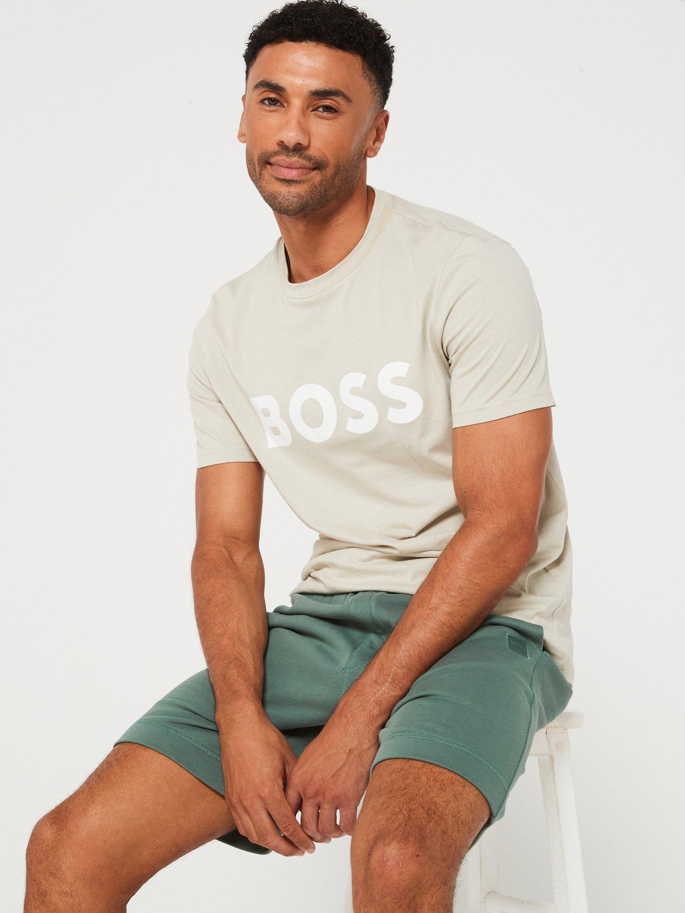 boss-thinking-1-regular-fit-large-logo-t-shirt-light-beigeoutfit