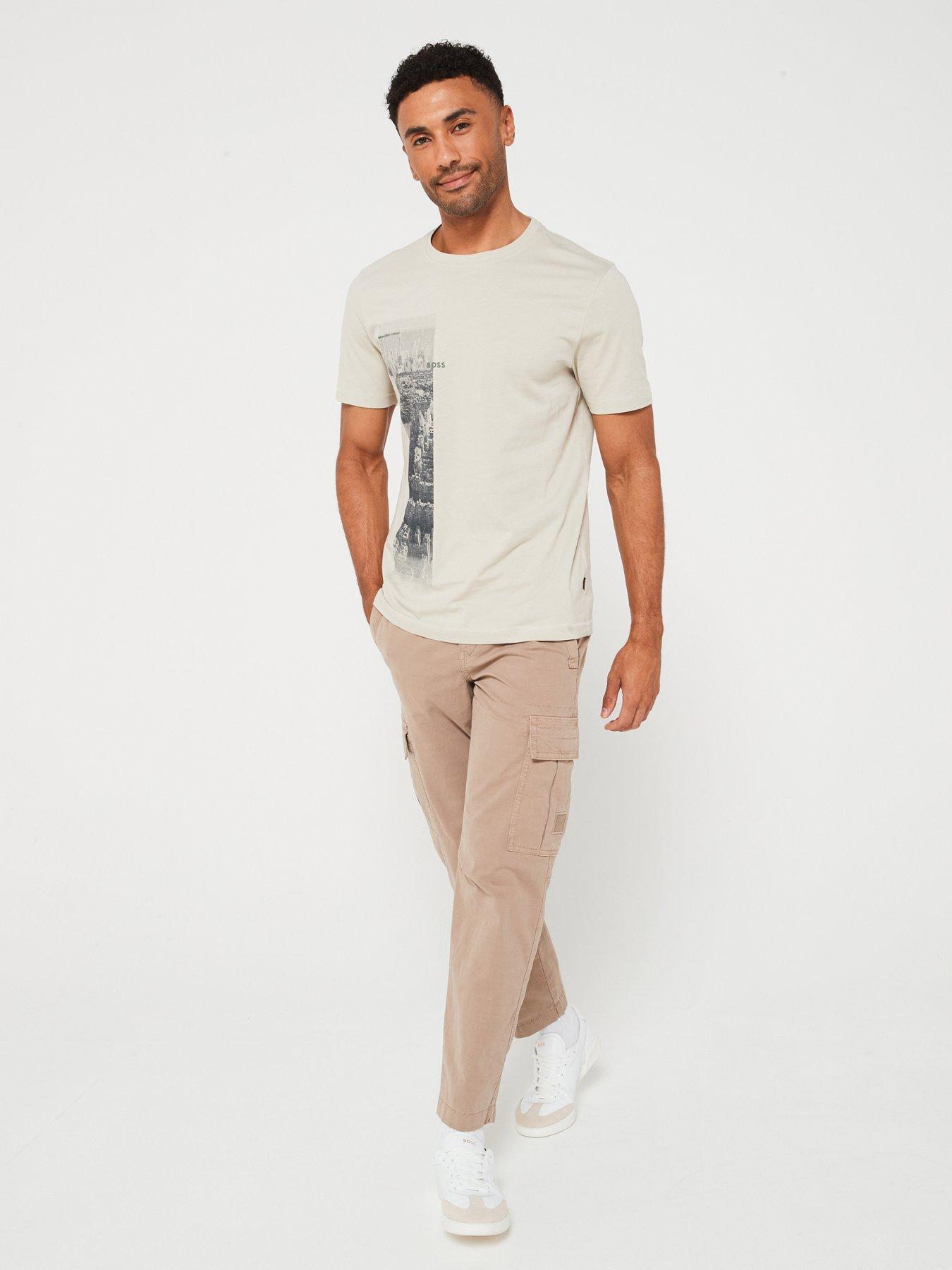 boss-sisla-7-cargo-trousers-beigeback