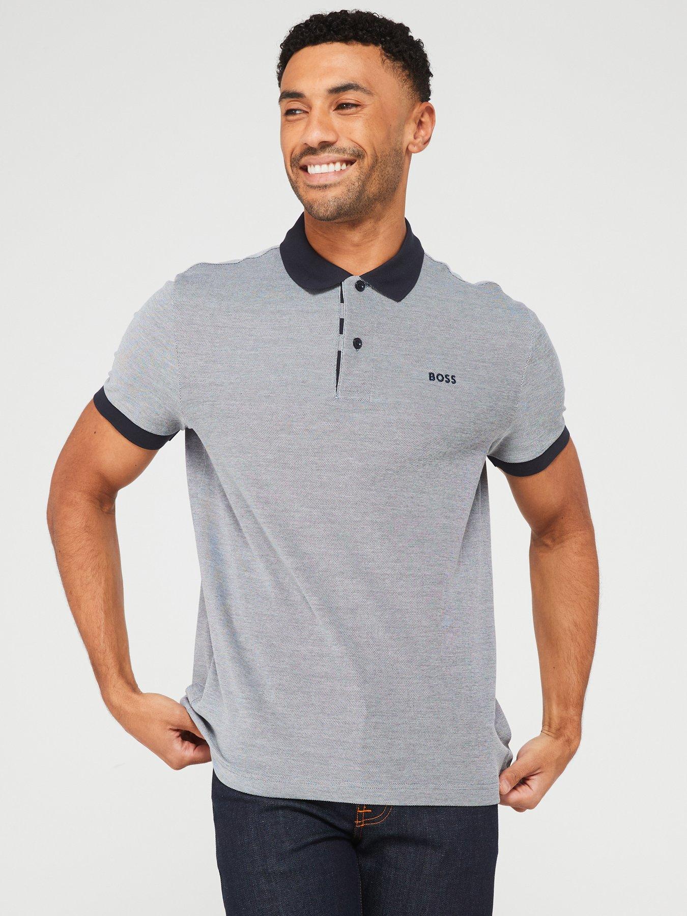 Paddy 9 Regular Fit Pique Polo Shirt Navy