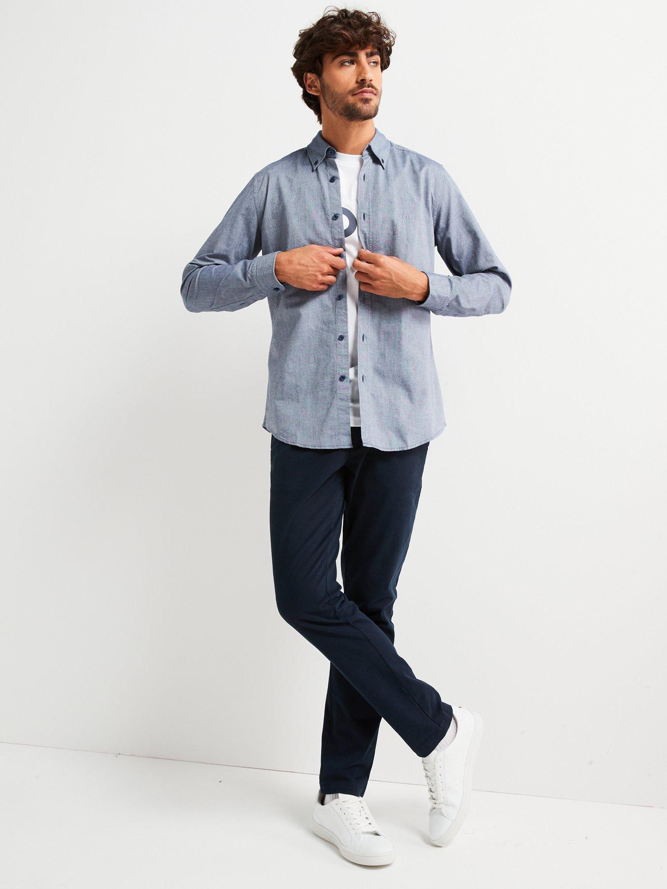 boss-rickert-button-down-regular-fit-logo-shirt-navyback