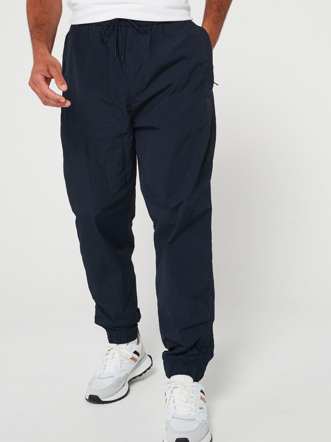 BOSS Sracky2 Nylon Cuffed Joggers Navy Very Ireland