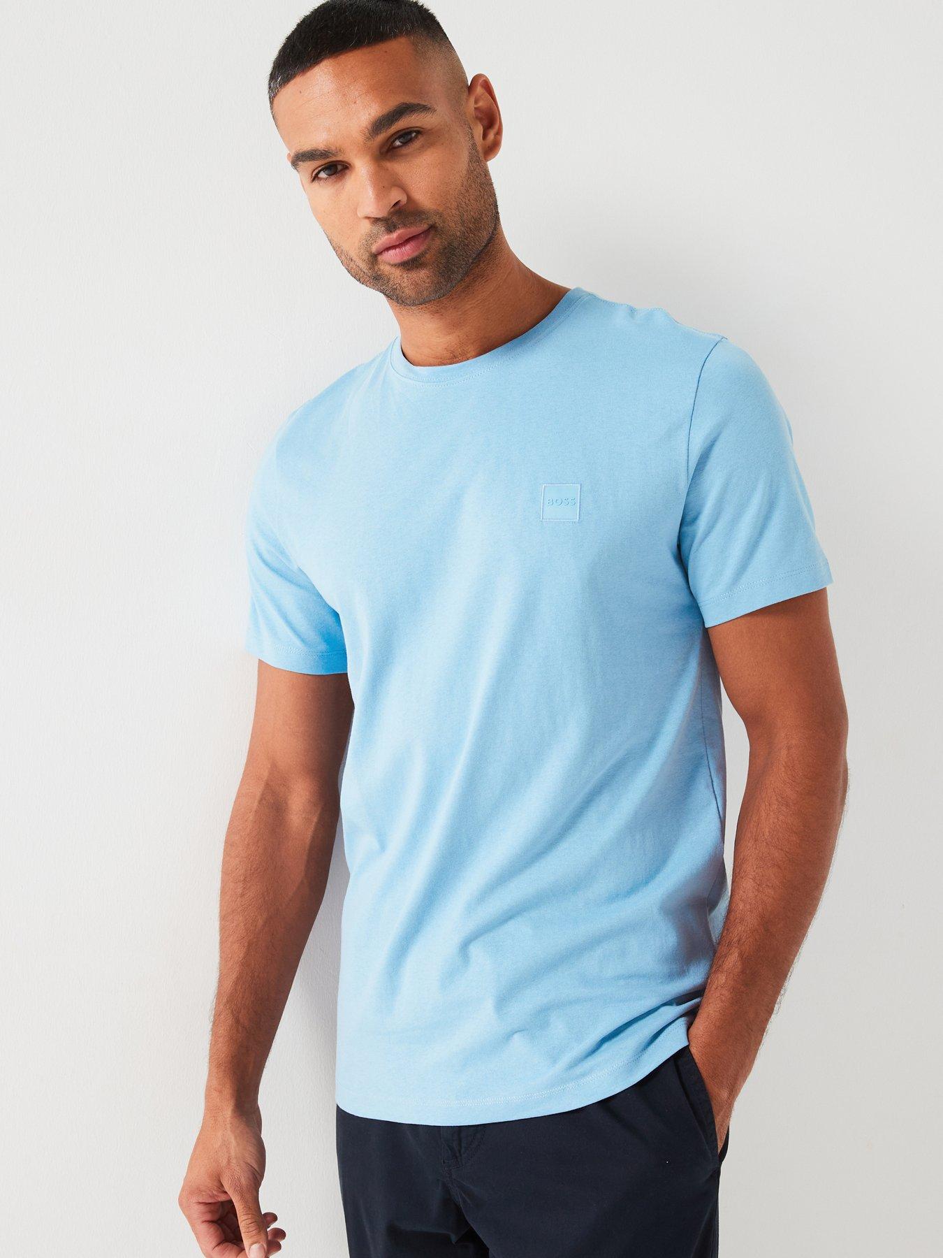 undefined Tales Tonal Logo Relaxed Fit T-Shirt - Light Blue