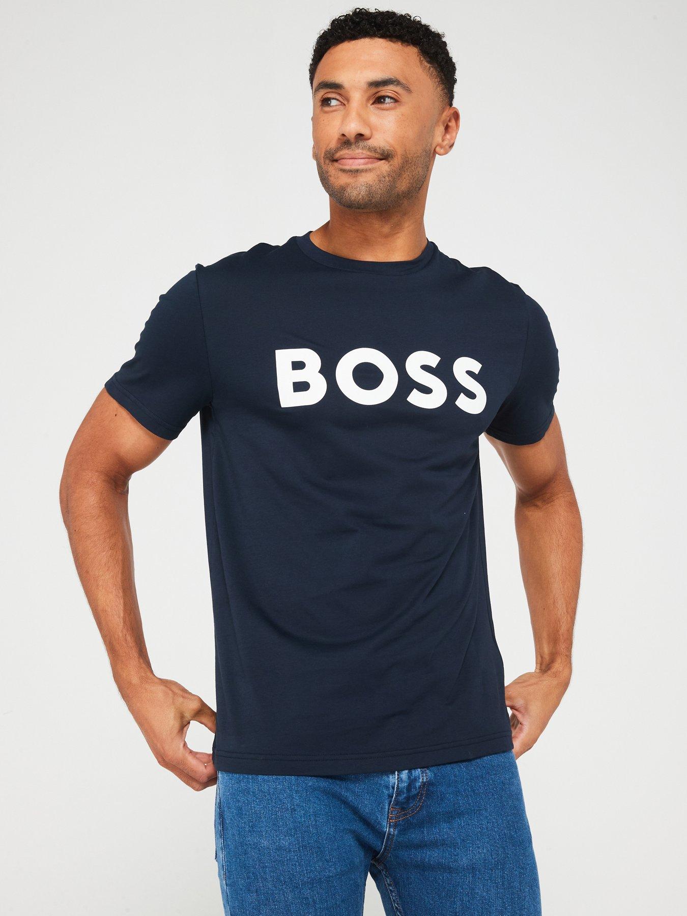 boss-thinking-1-regular-fit-large-logo-t-shirt-blue