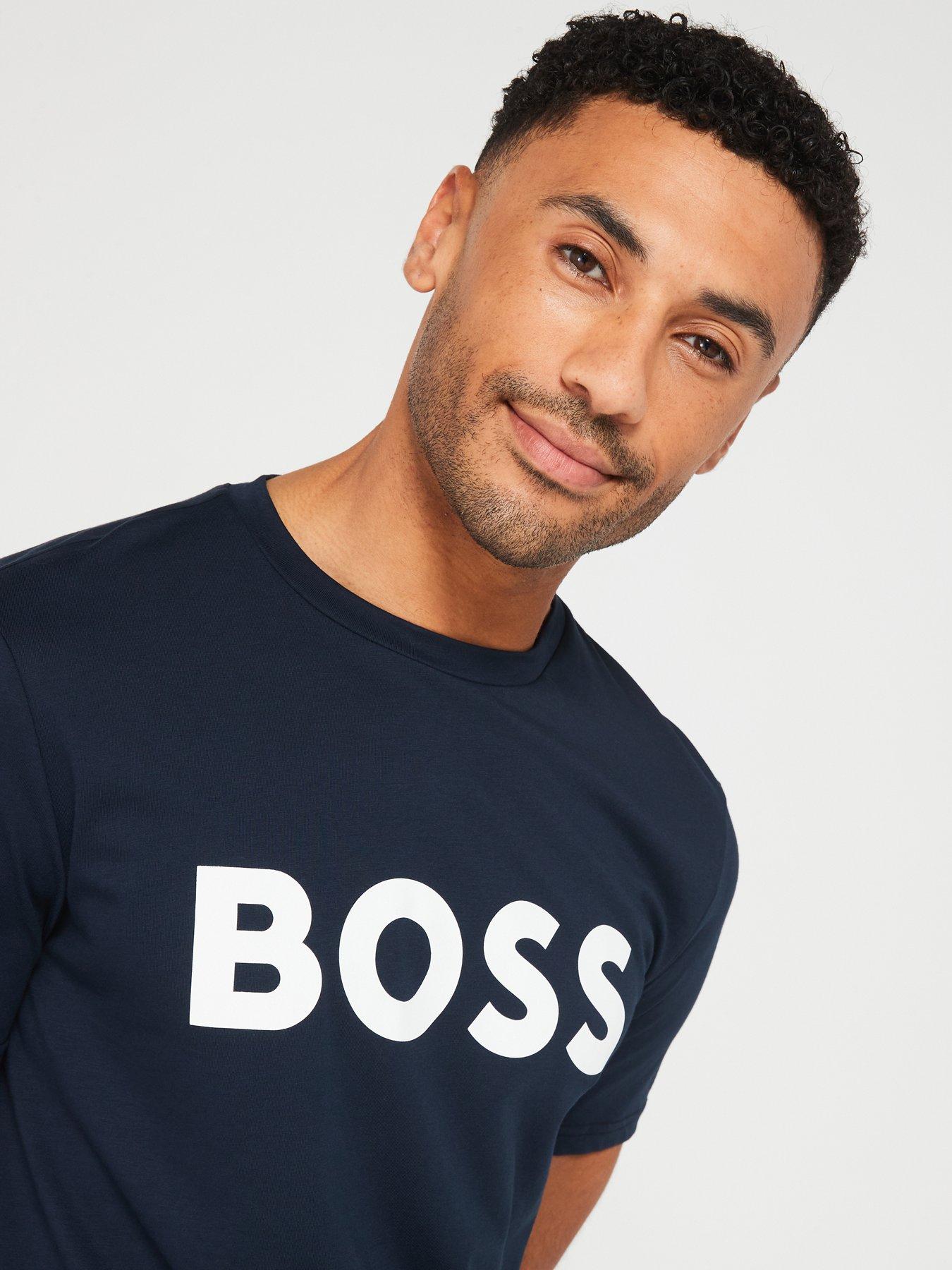 boss-thinking-1-regular-fit-large-logo-t-shirt-blueoutfit