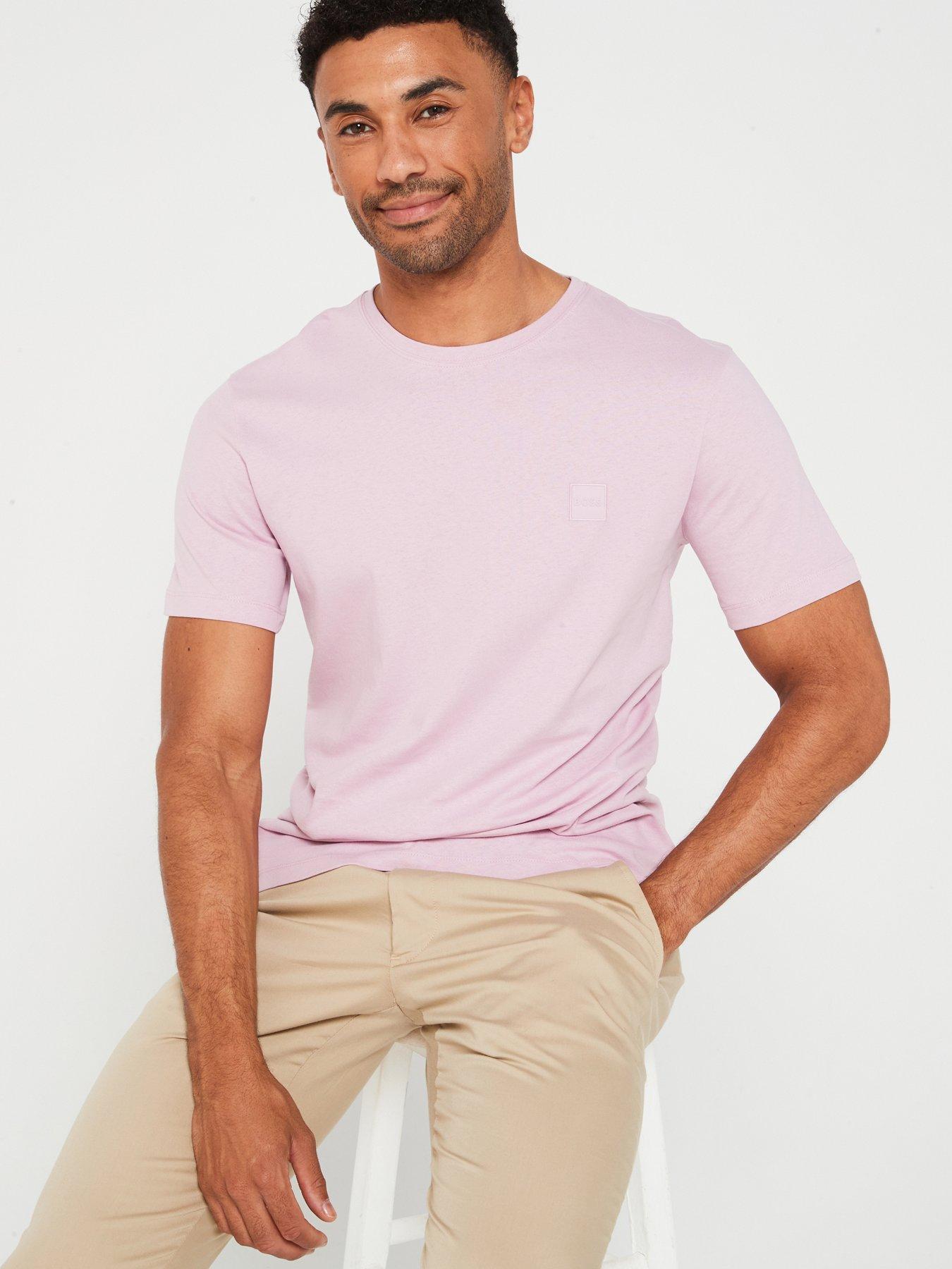 boss-tales-tonal-logo-relaxed-fit-t-shirt-pinkfront