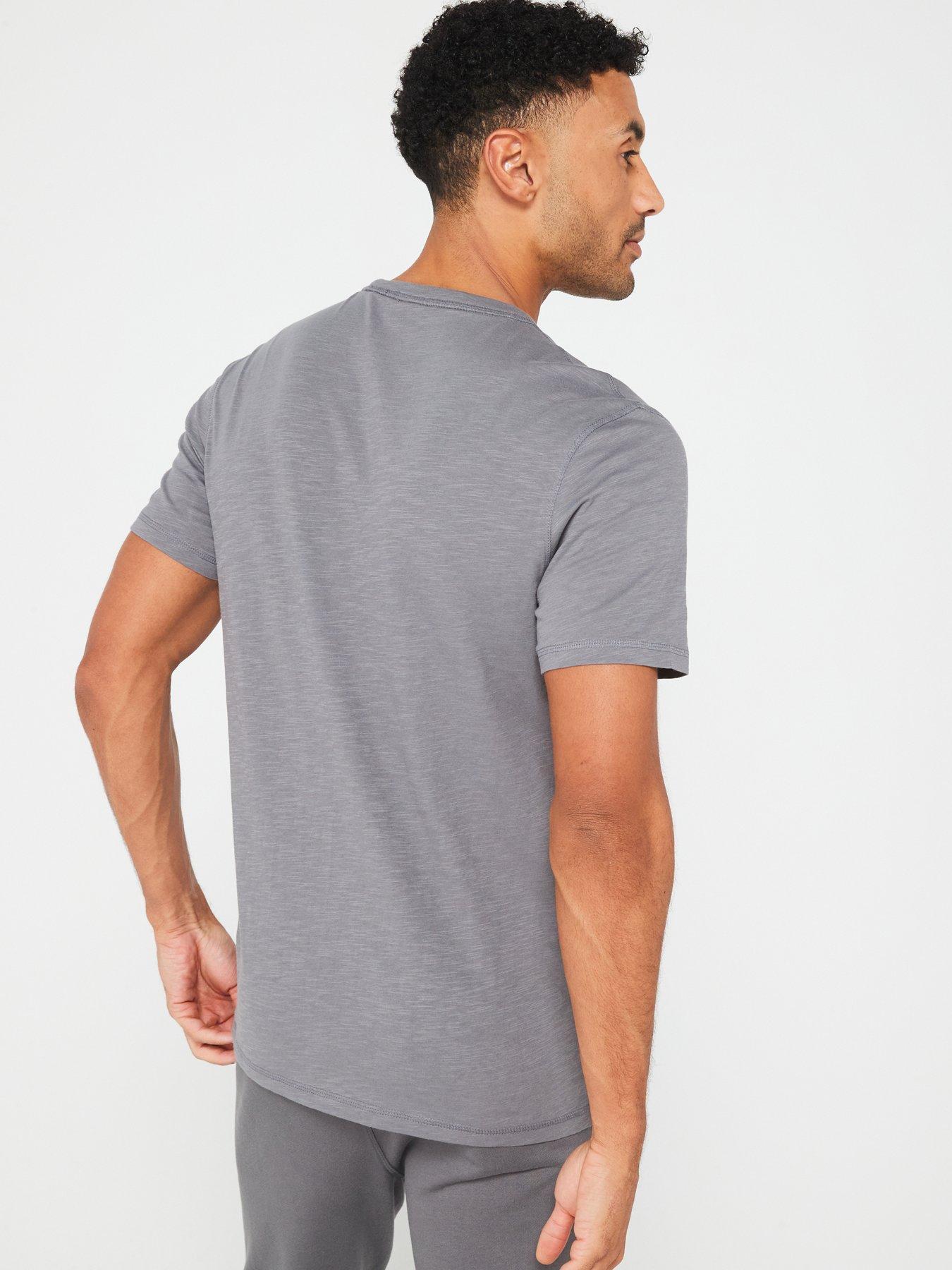 boss-tegood-lightweight-fleck-regular-fit-t-shirt-greystillFront