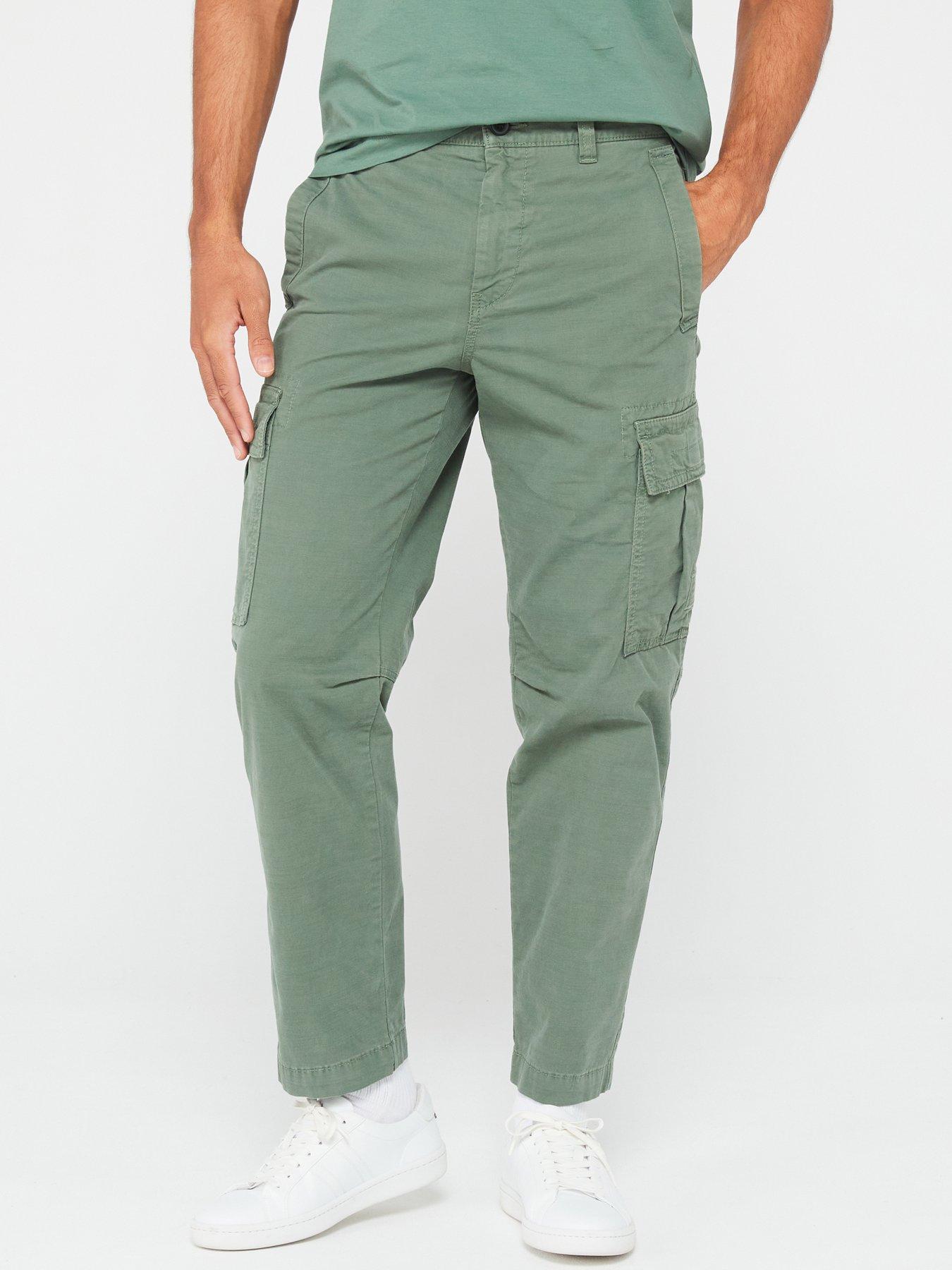 boss-sisla-7-cargo-trousers-khaki