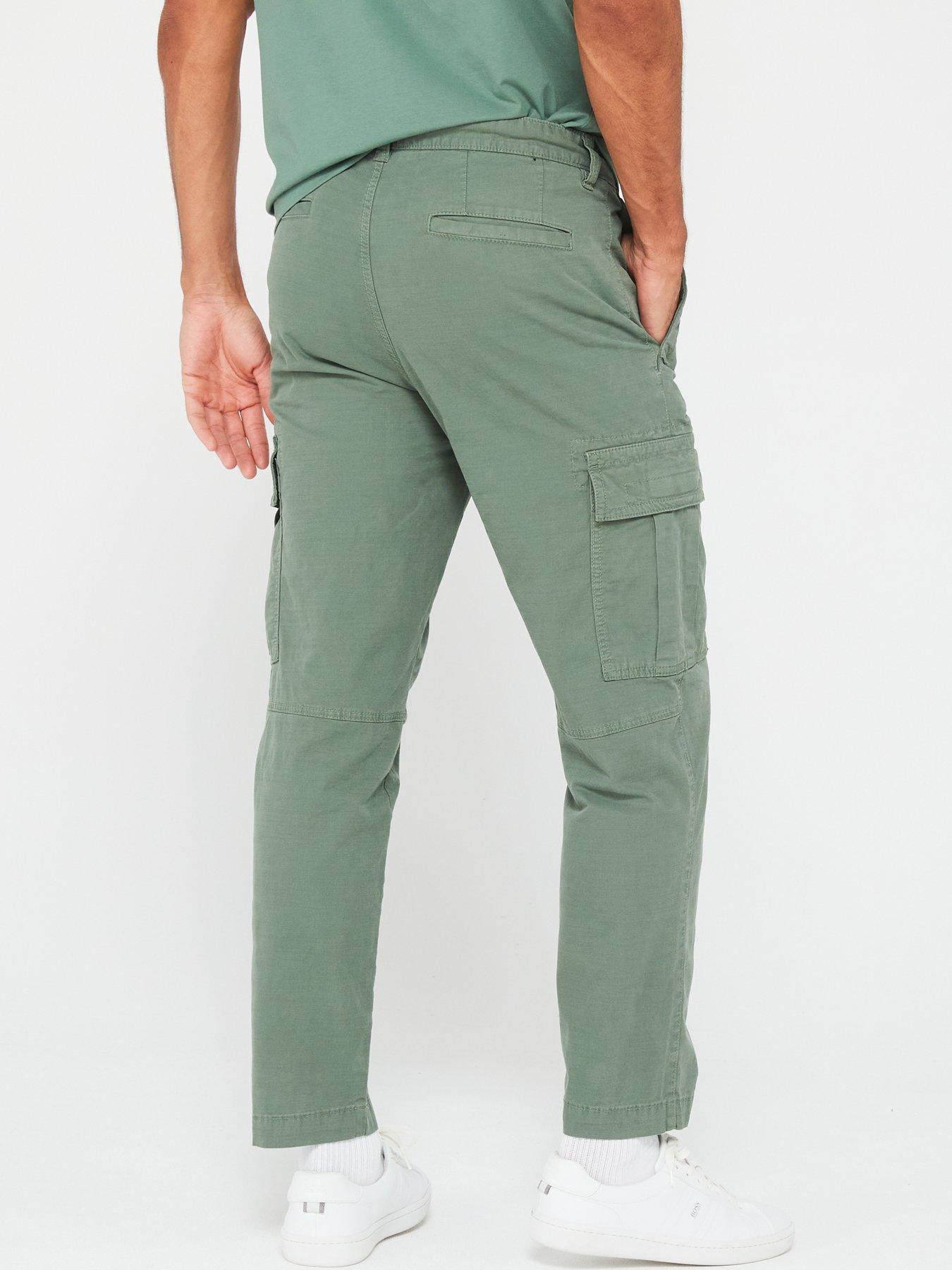 boss-sisla-7-cargo-trousers-khakistillFront