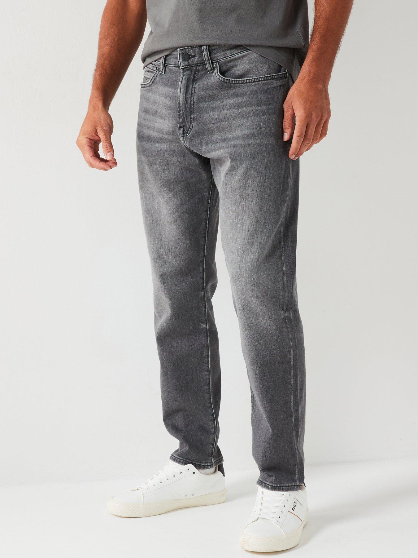 boss-remaine-regular-fit-slight-distress-jeans-grey