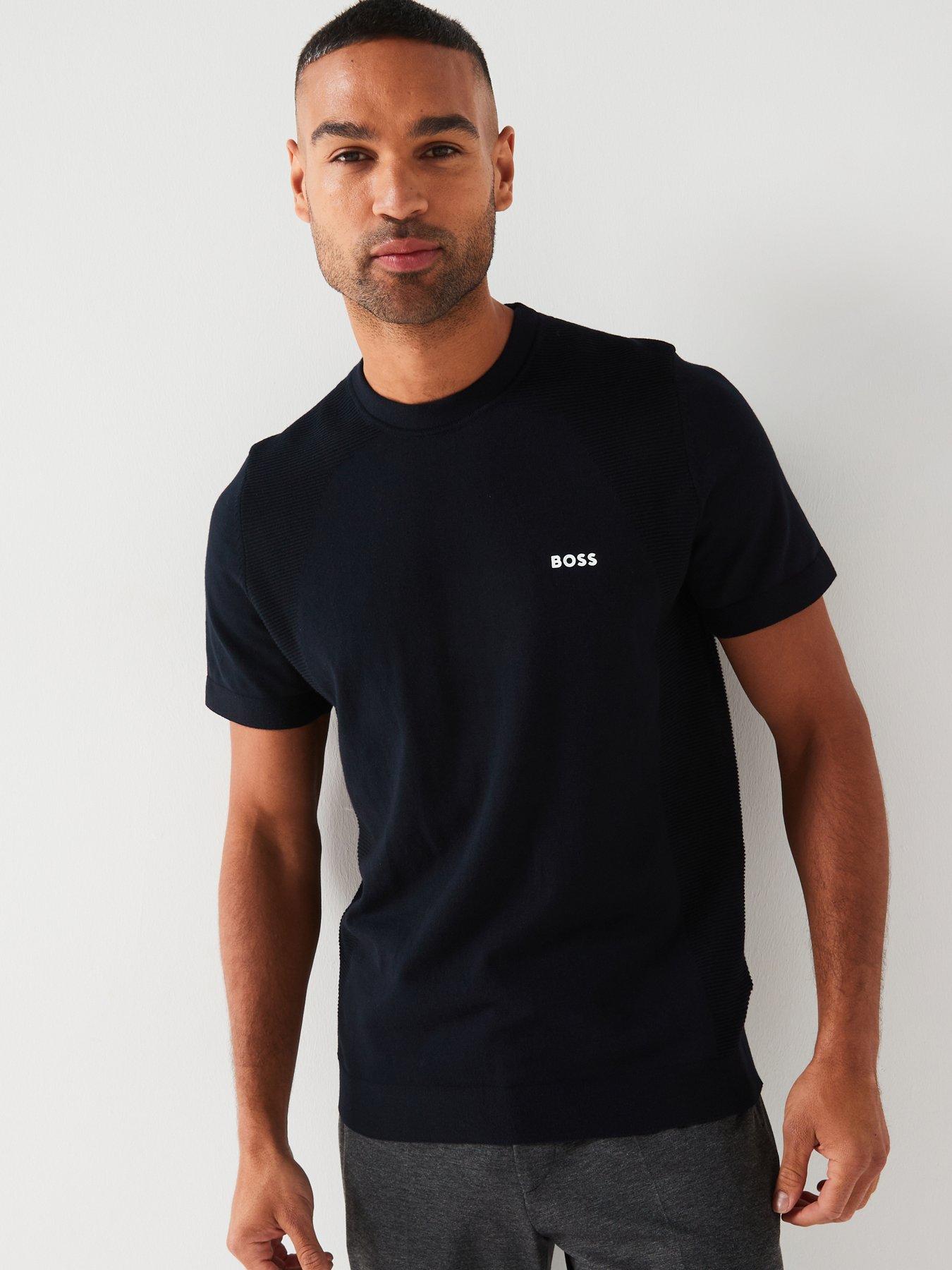 boss-boss-momentum-lite-short-sleeve-knitted-t-shirt--navy