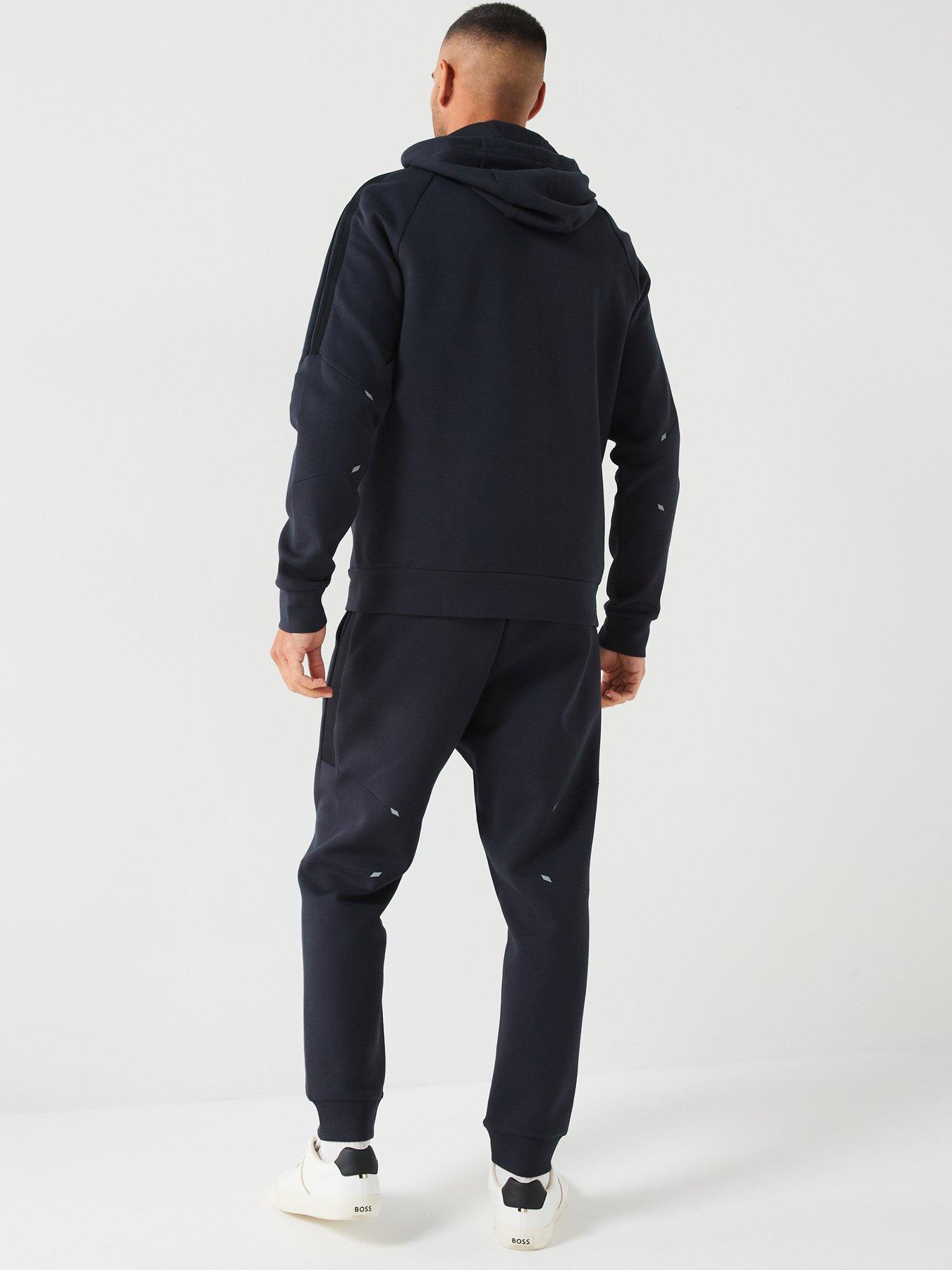 boss-side-trim-zip-hoodie-tracksuit-navystillFront