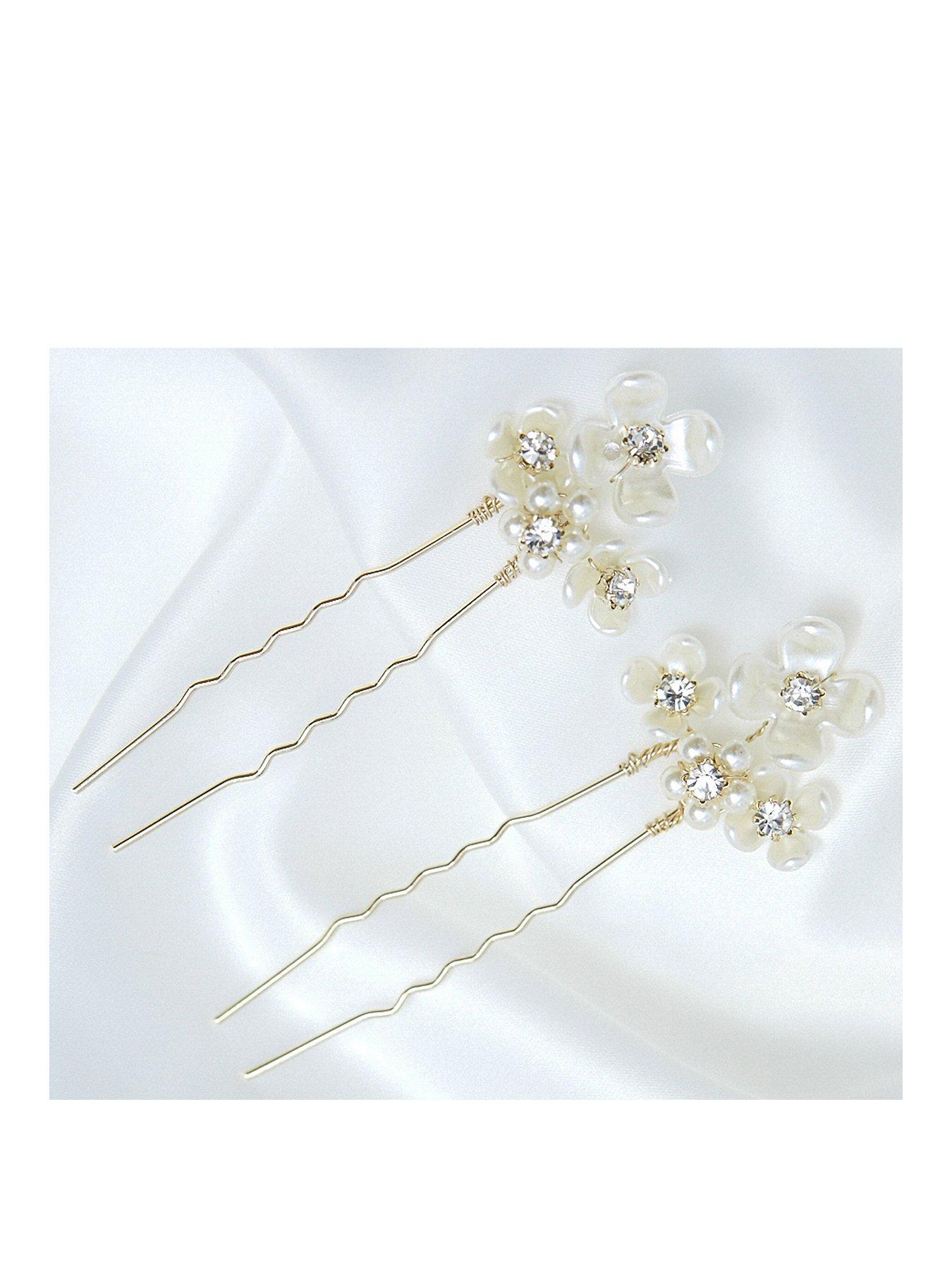 jon-richard-gold-plate-white-floral-hair-pins