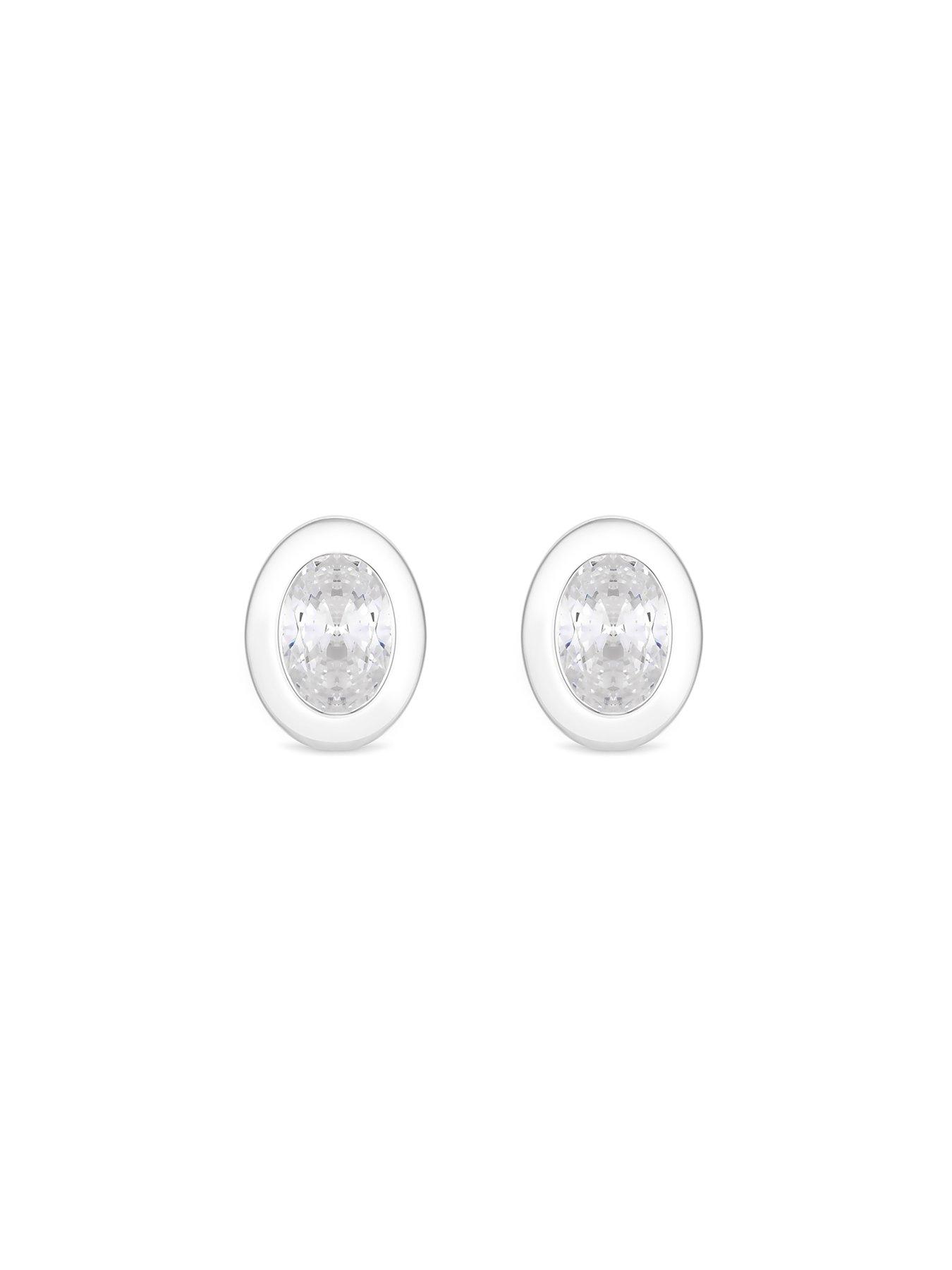 simply-silver-simply-silver-sterling-silver-925-cubic-zirconina-oval-earringsstillFront