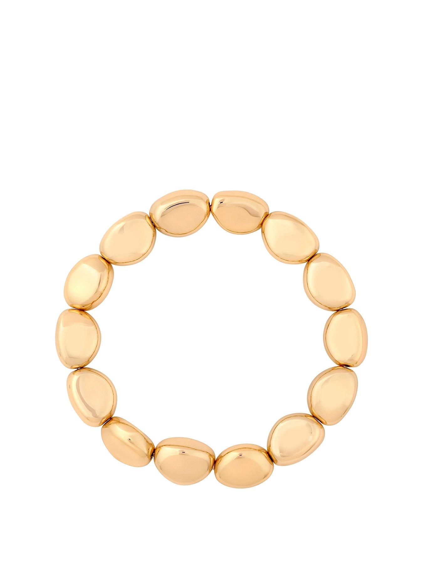 jon-richard-gold-plate-polsihed-nugget-bracelet