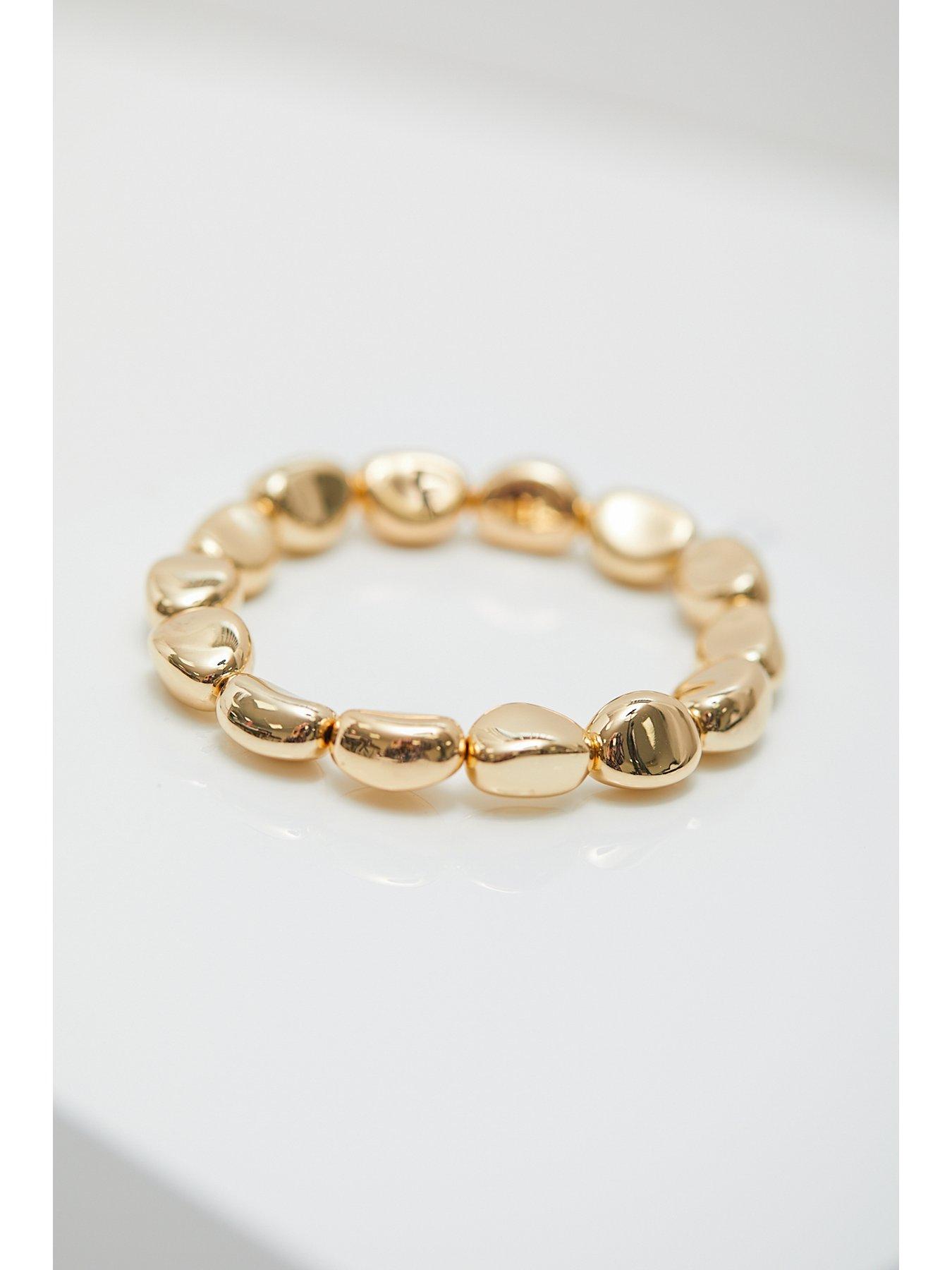 jon-richard-gold-plate-polsihed-nugget-braceletback