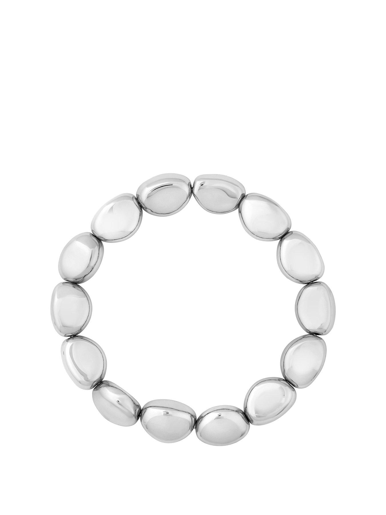 jon-richard-silver-plate-polsihed-nugget-braceletfront