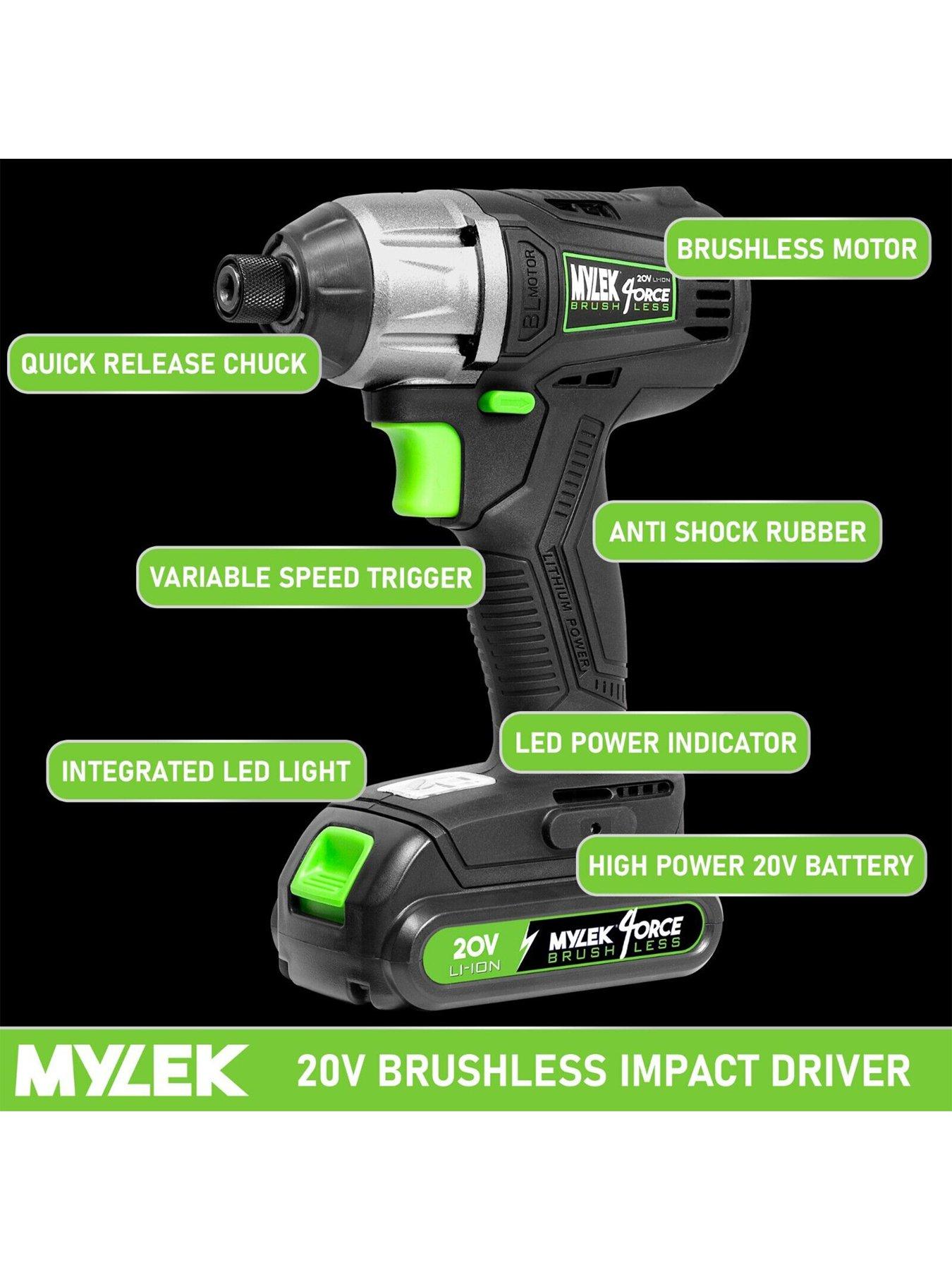 mylek-mylek-cordless-impact-drill-driver-20v-brushless-variable-speed-0-2400rpm-280nm-0-3200bpm-with-led-work-light-2000ah-battery-and-fast-chargerstillFront