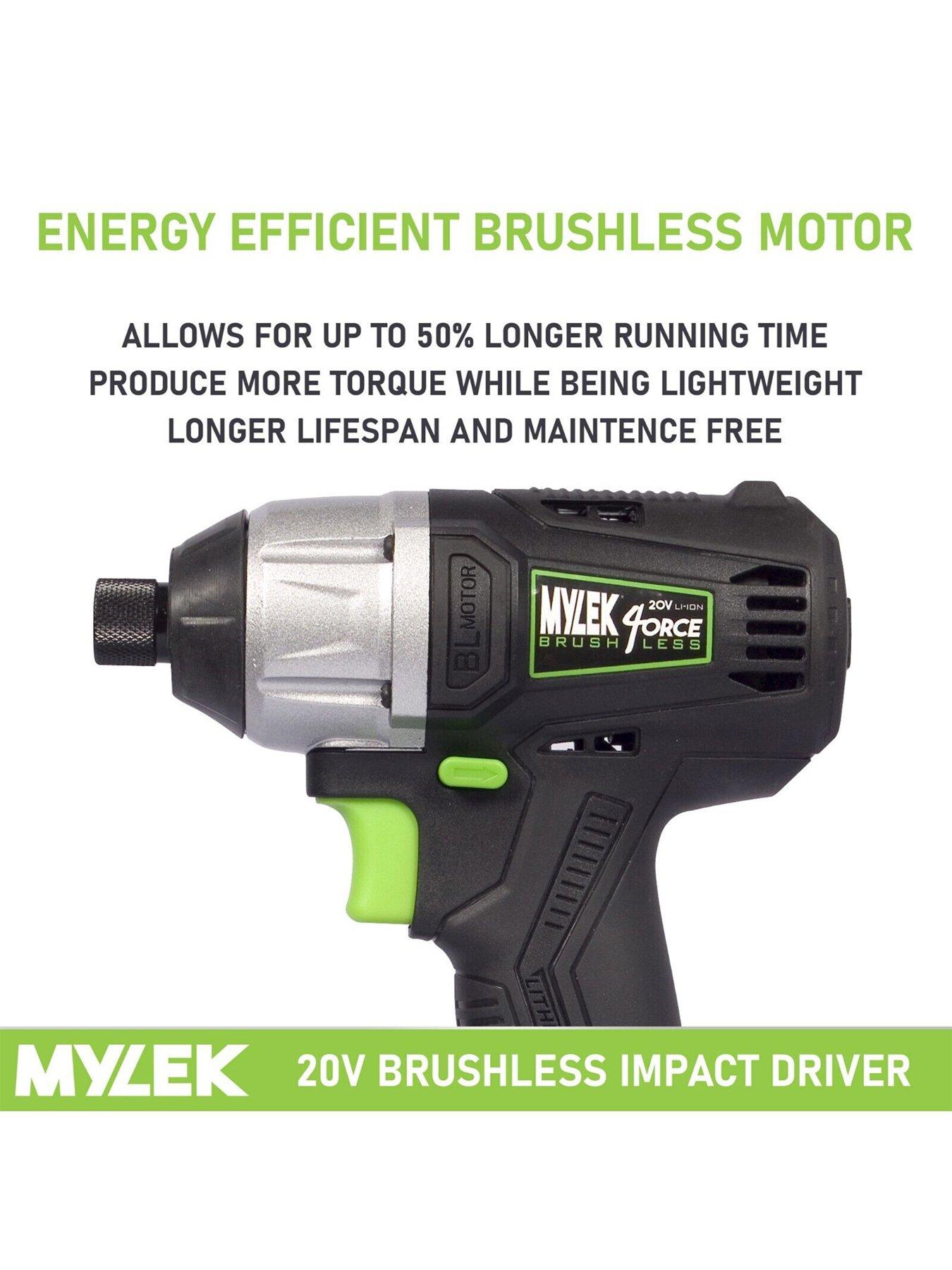 mylek-mylek-cordless-impact-drill-driver-20v-brushless-variable-speed-0-2400rpm-280nm-0-3200bpm-with-led-work-light-2000ah-battery-and-fast-chargerback