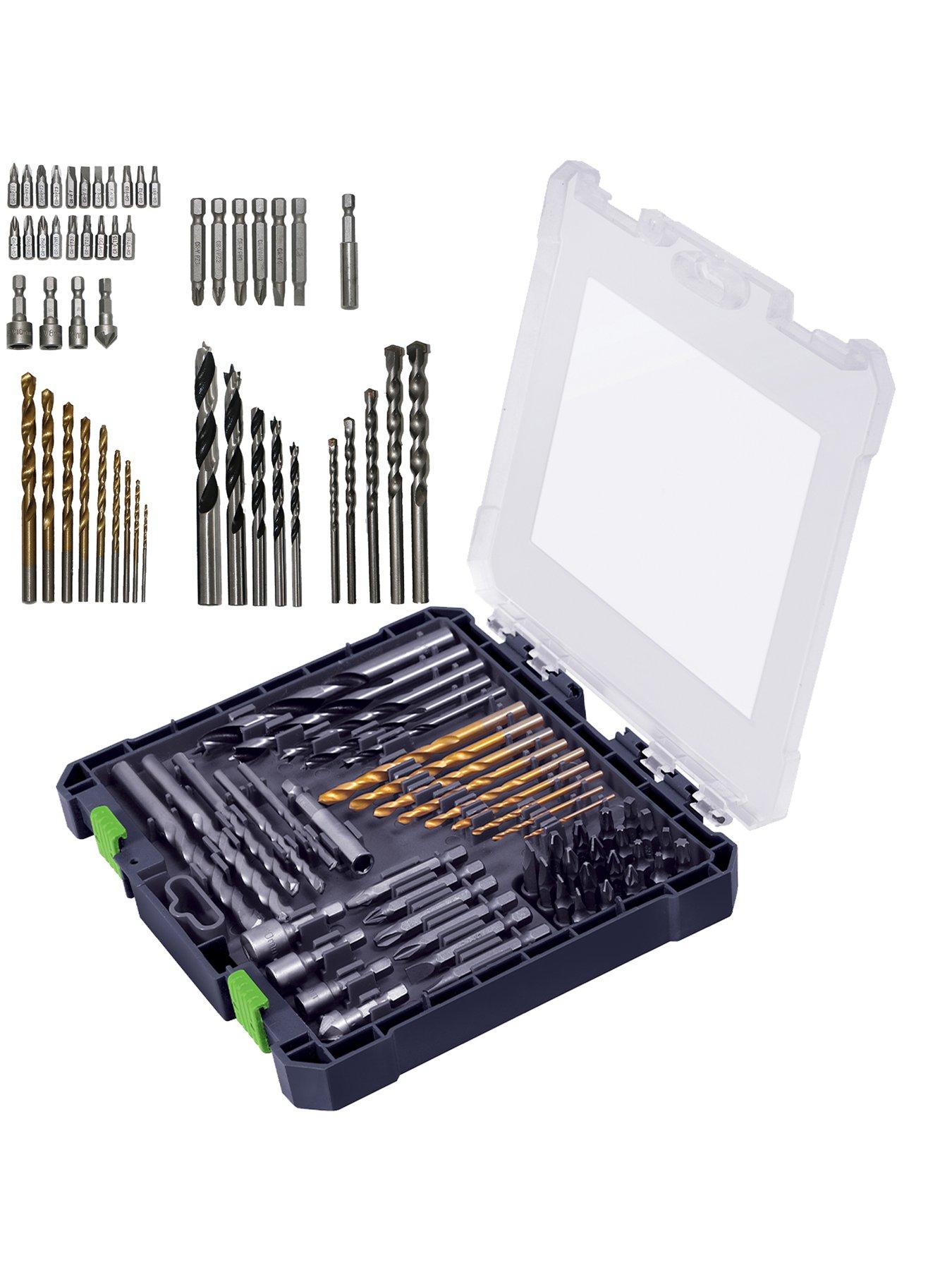 mylek-mylek-50-piece-drill-bit-and-screwdriver-accessory-set-hss-cobalt-high-speed-for-use-on-wood-masonry-metal-plastic-amp-more-with-storage-casedetail