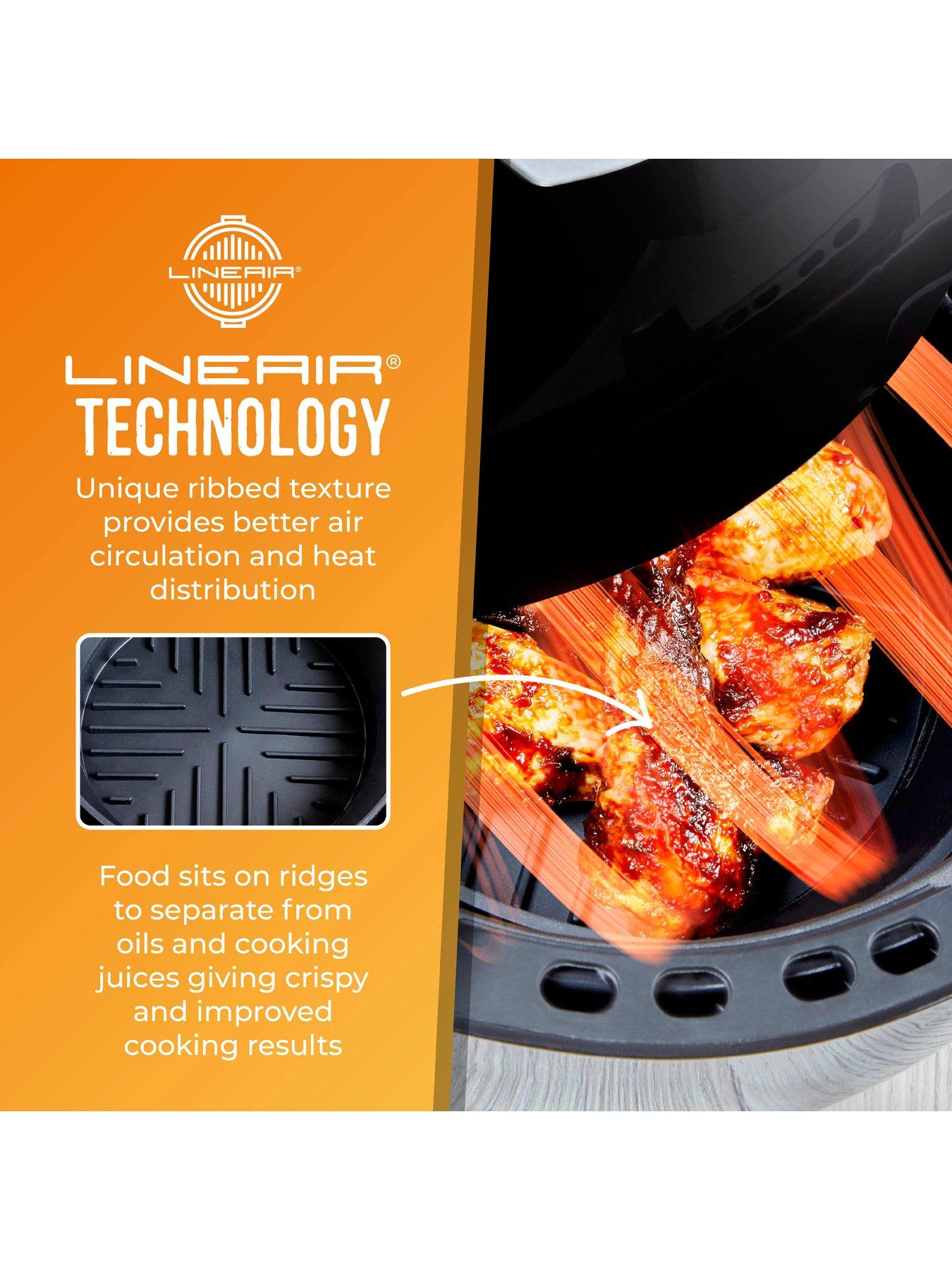 Image 4 of 7 of Tower Round Silicone Air Fryer Trays &ndash; Set of 2