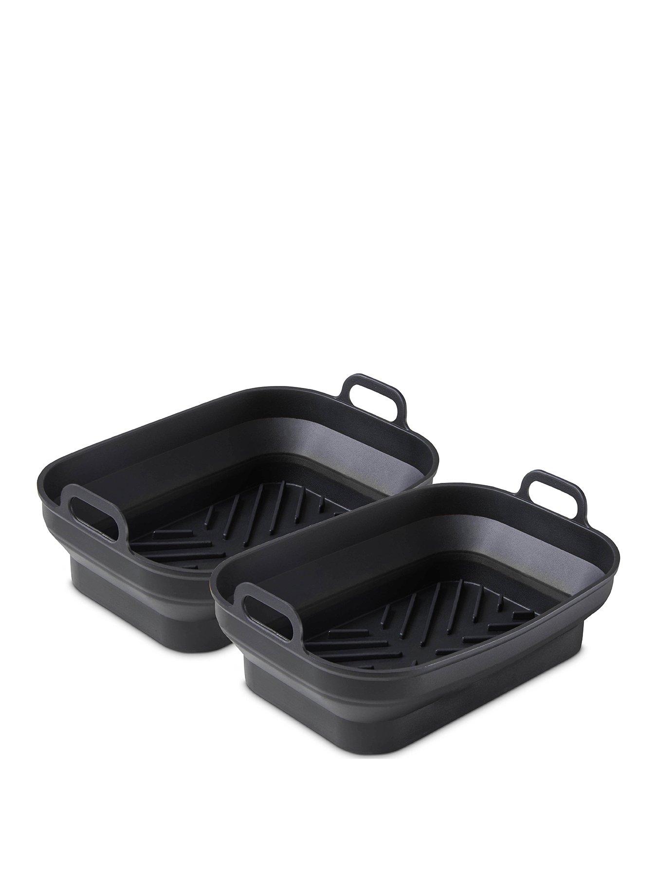 tower-rectangular-air-fryer-trays-ndash-set-of-2