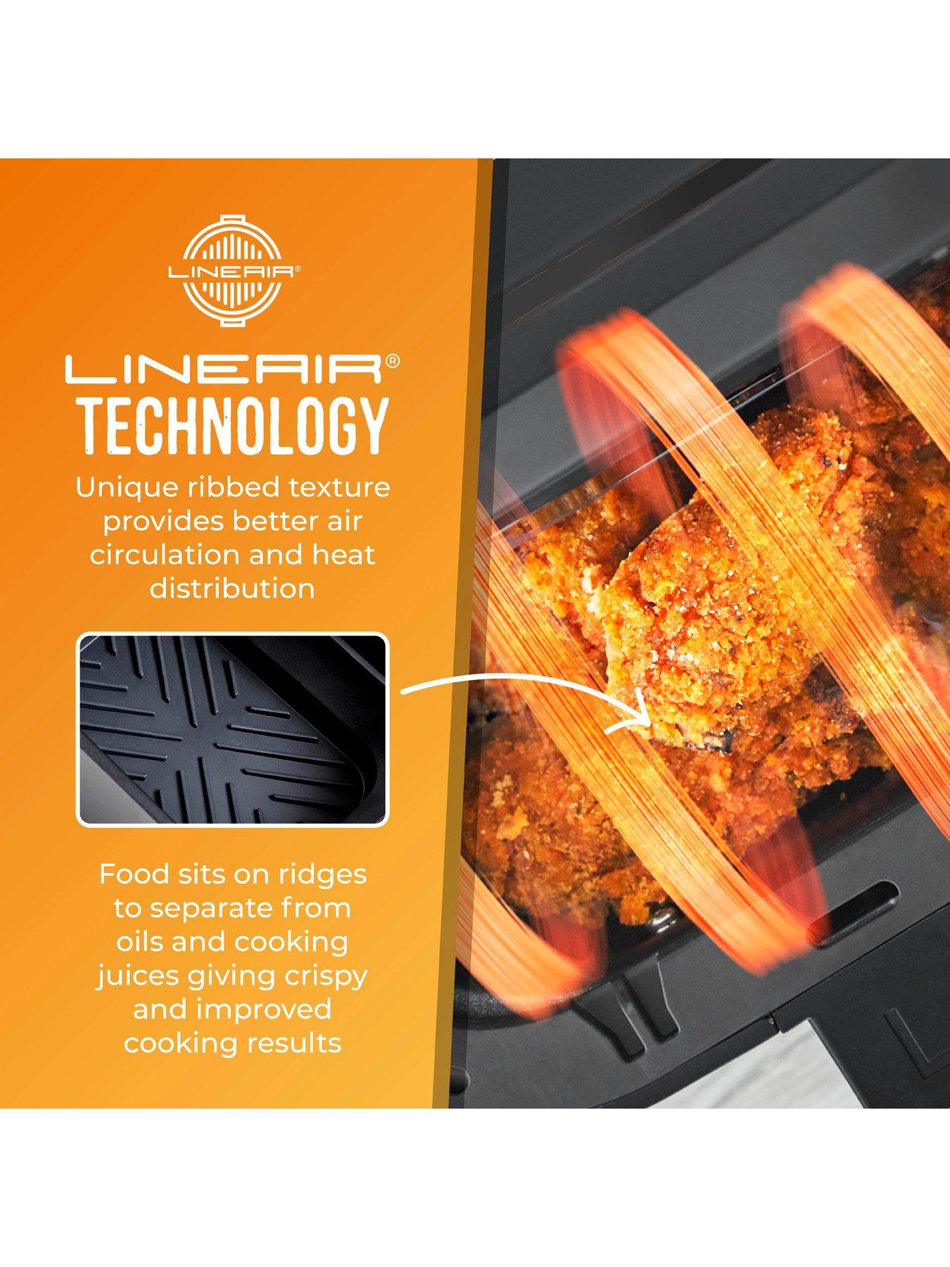 Image 4 of 7 of Tower Rectangular Air Fryer Trays &ndash; Set of 2